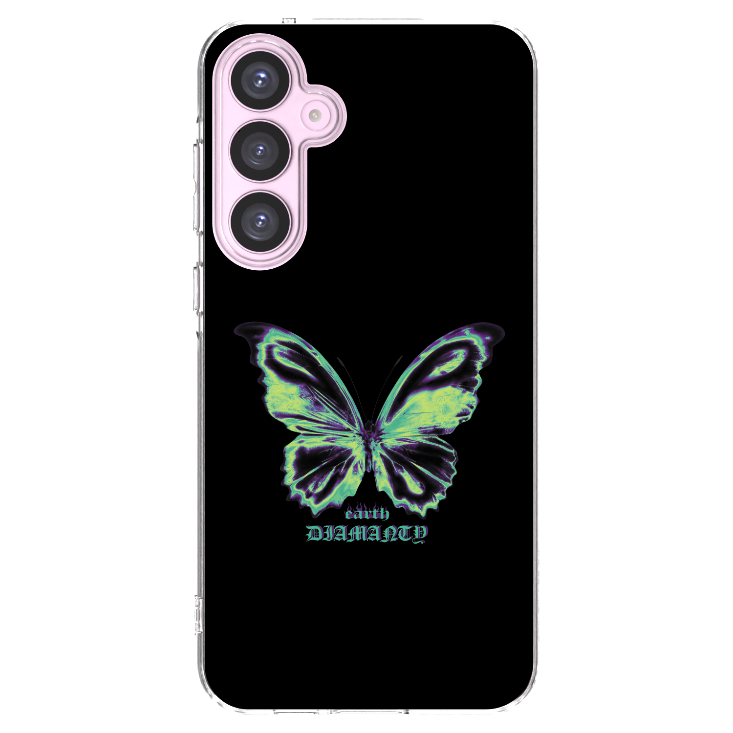 Picasee átlátszó szilikon tok az alábbi mobiltelefonokra Samsung Galaxy A55 5G A556B - Diamanty Blue