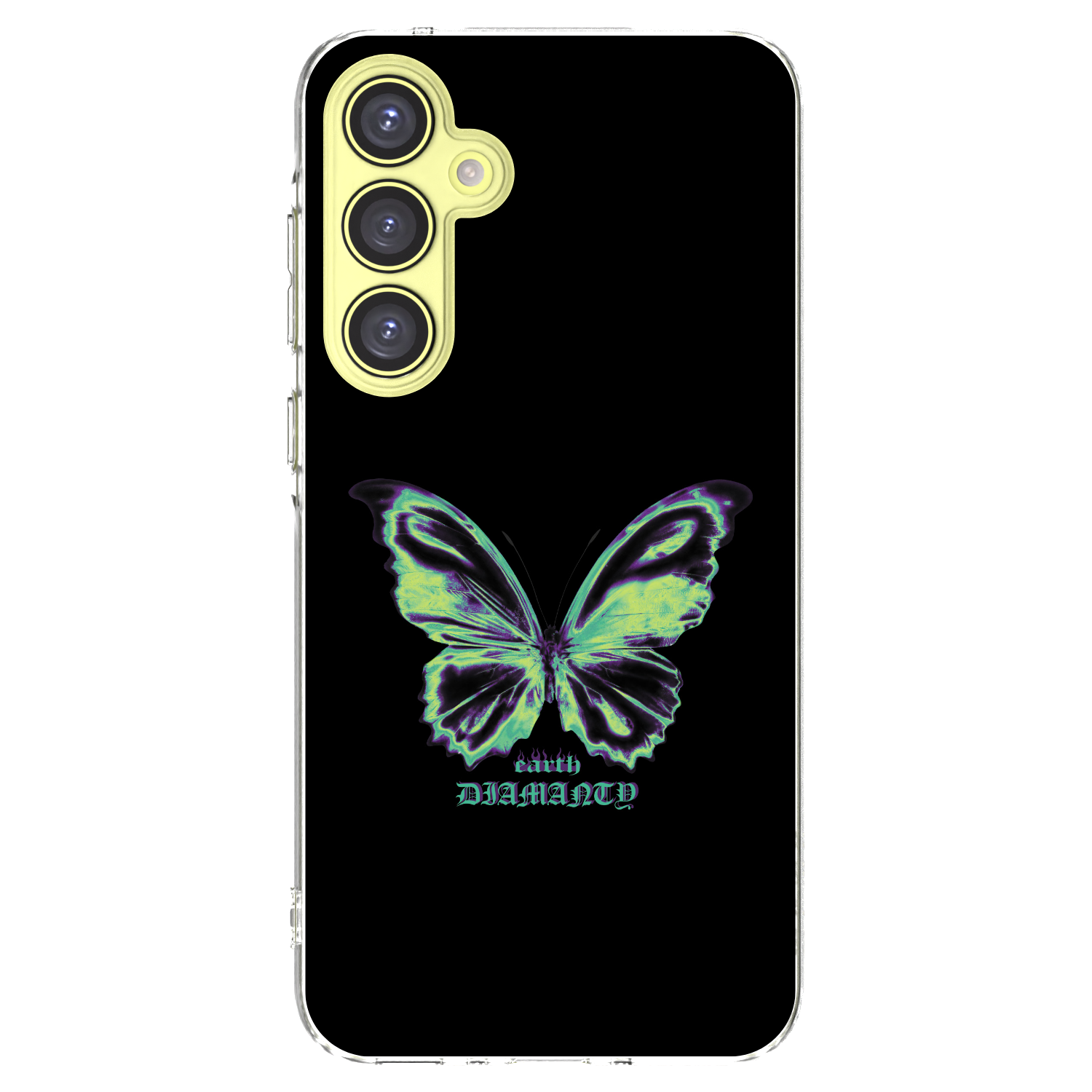 Picasee átlátszó szilikon tok az alábbi mobiltelefonokra Samsung Galaxy A35 5G A356B - Diamanty Blue