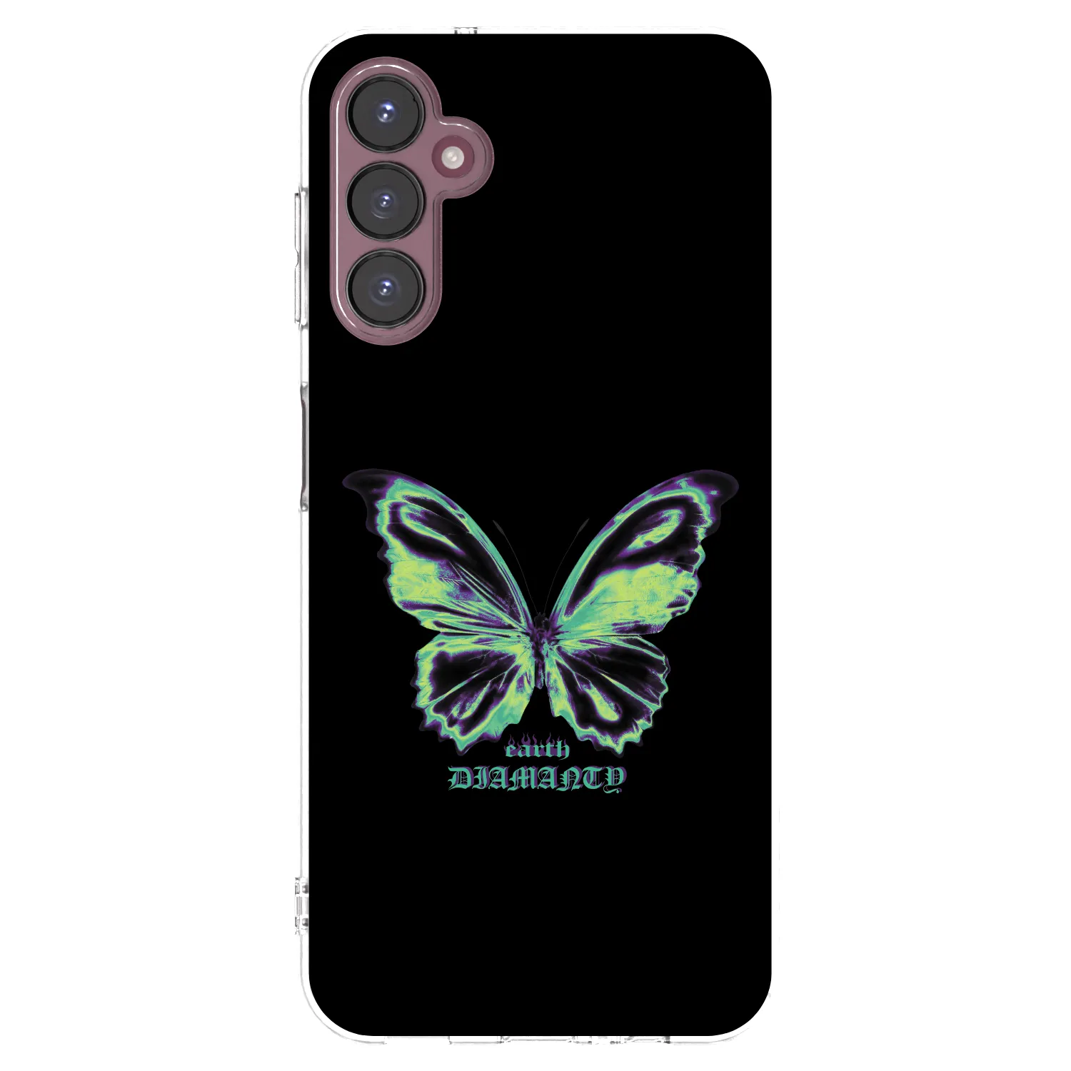 Picasee átlátszó szilikon tok az alábbi mobiltelefonokra Samsung Galaxy A05s A057G - Diamanty Blue