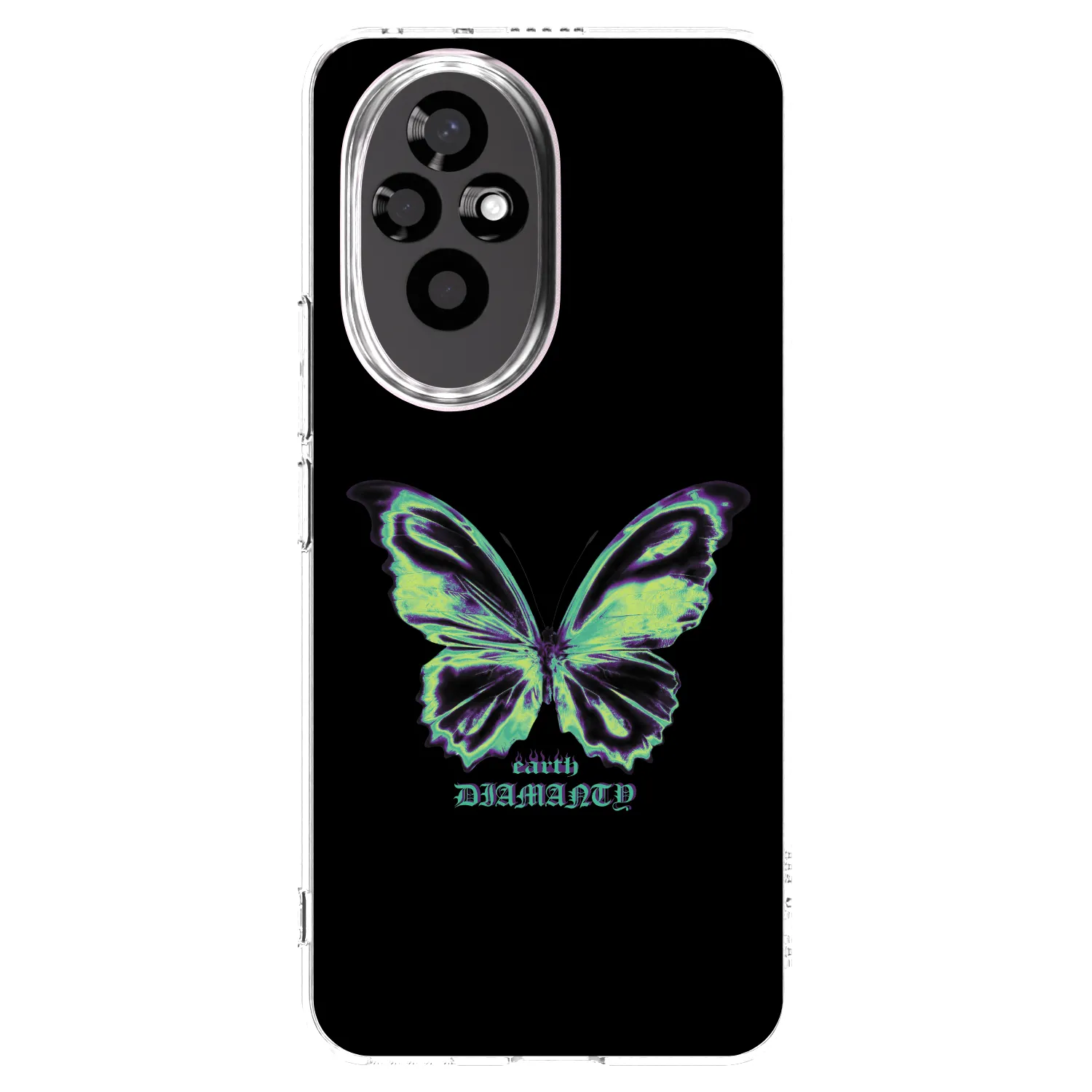 Picasee átlátszó szilikon tok az alábbi mobiltelefonokra Honor 200 5G - Diamanty Blue