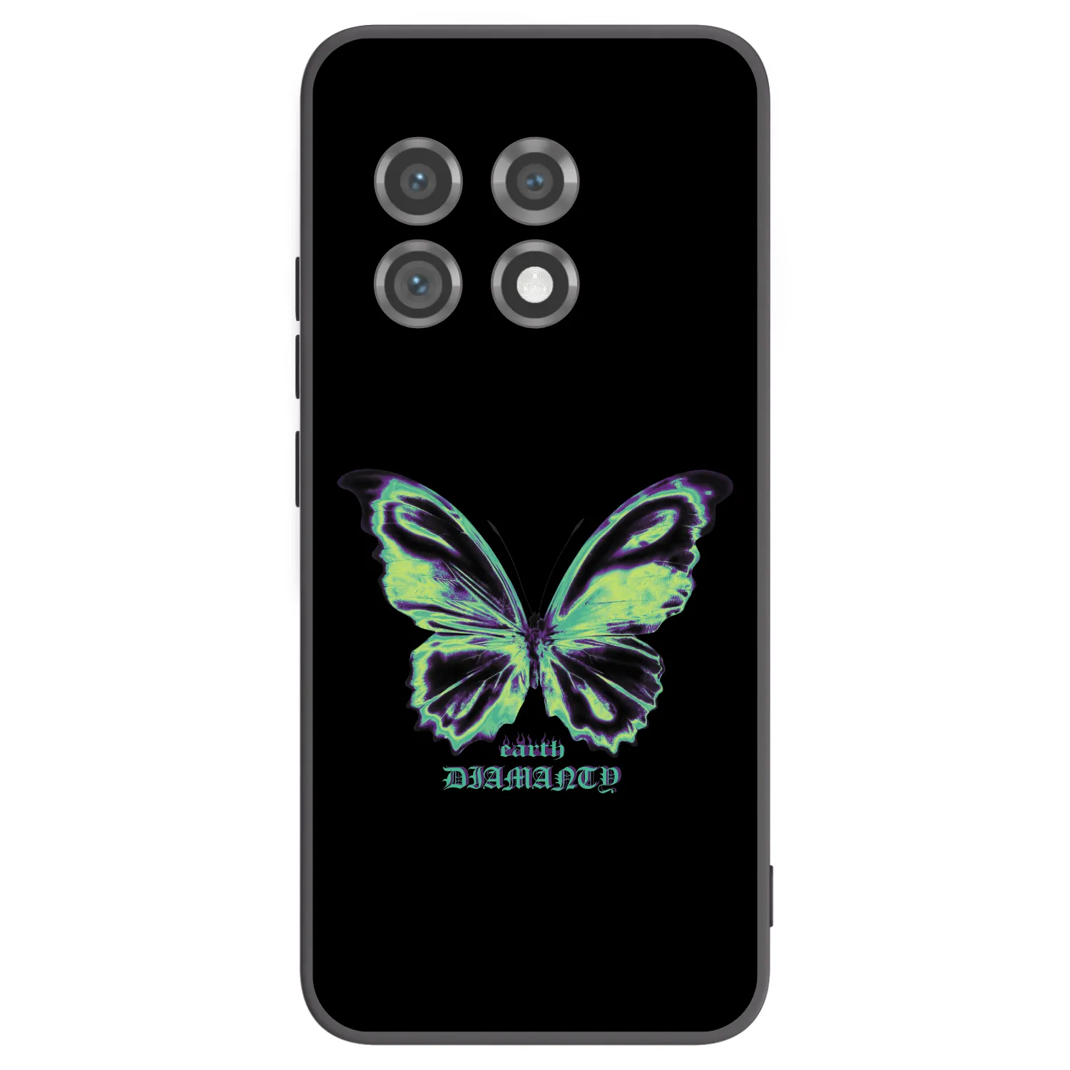 Picasee fekete szilikon tok az alábbi mobiltelefonokra OnePlus 11 5G - Diamanty Blue