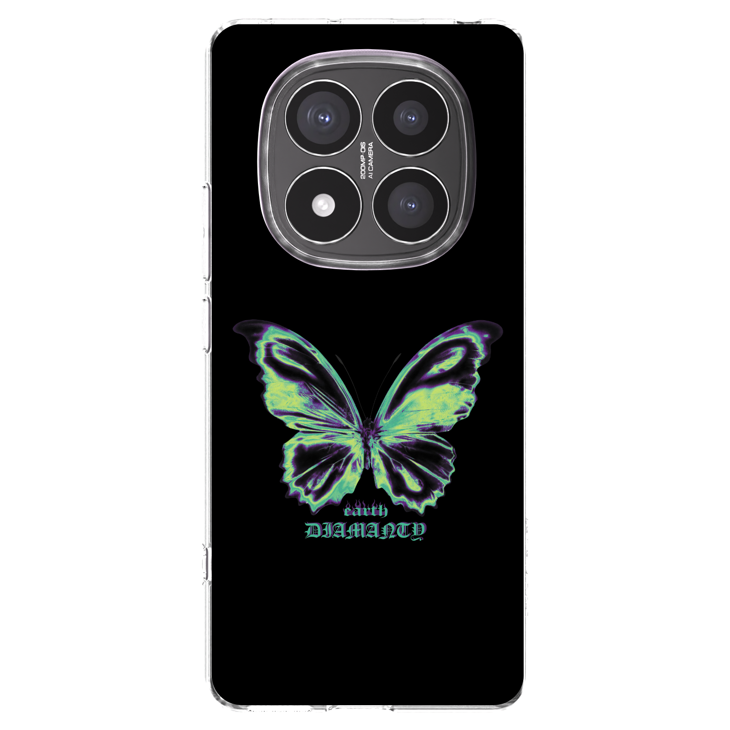 Picasee átlátszó szilikon tok az alábbi mobiltelefonokra Xiaomi Redmi Note 14 Pro+ 5G - Diamanty Blue