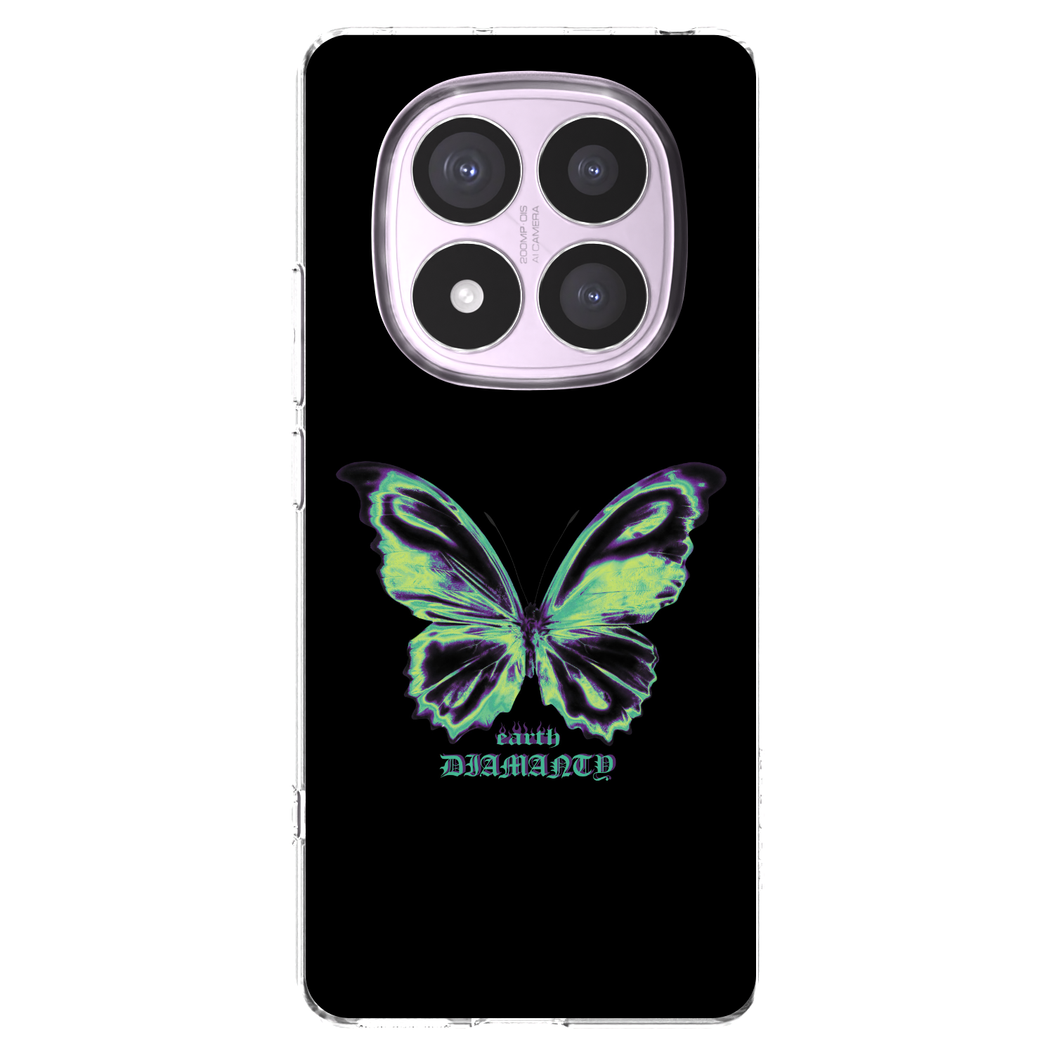 Picasee átlátszó szilikon tok az alábbi mobiltelefonokra Xiaomi Redmi Note 14 Pro 5G - Diamanty Blue