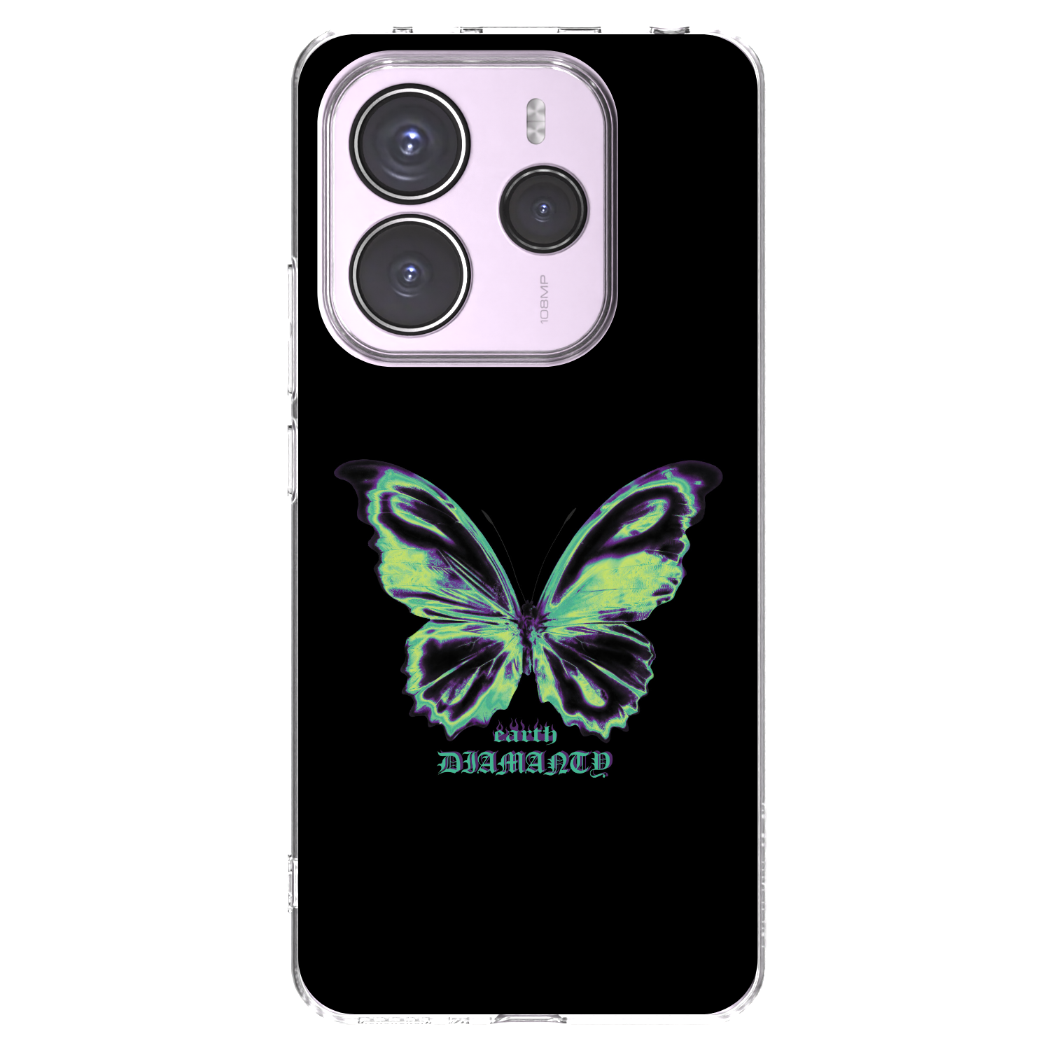 Picasee átlátszó szilikon tok az alábbi mobiltelefonokra Xiaomi Redmi Note 14 5G - Diamanty Blue