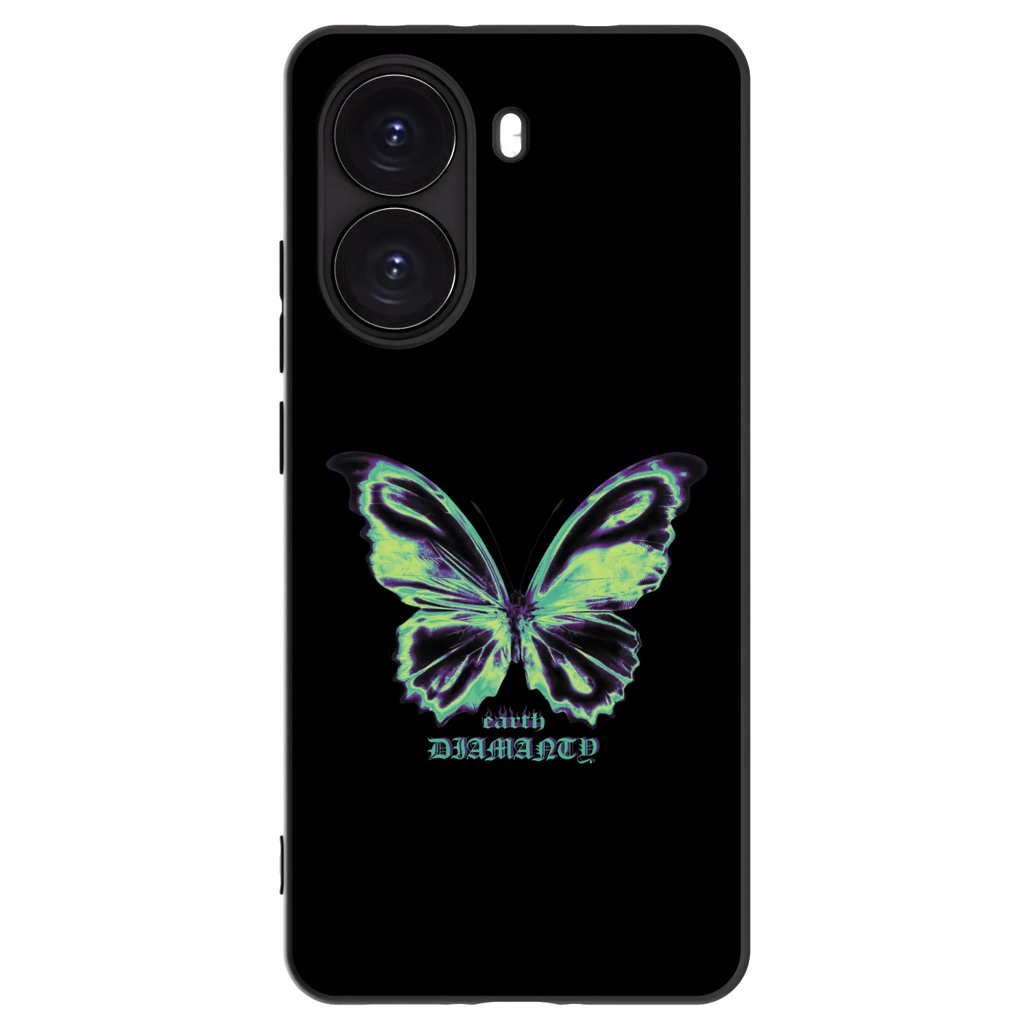 Picasee fekete szilikon tok az alábbi mobiltelefonokra Xiaomi Poco X7 Pro 5G - Diamanty Blue
