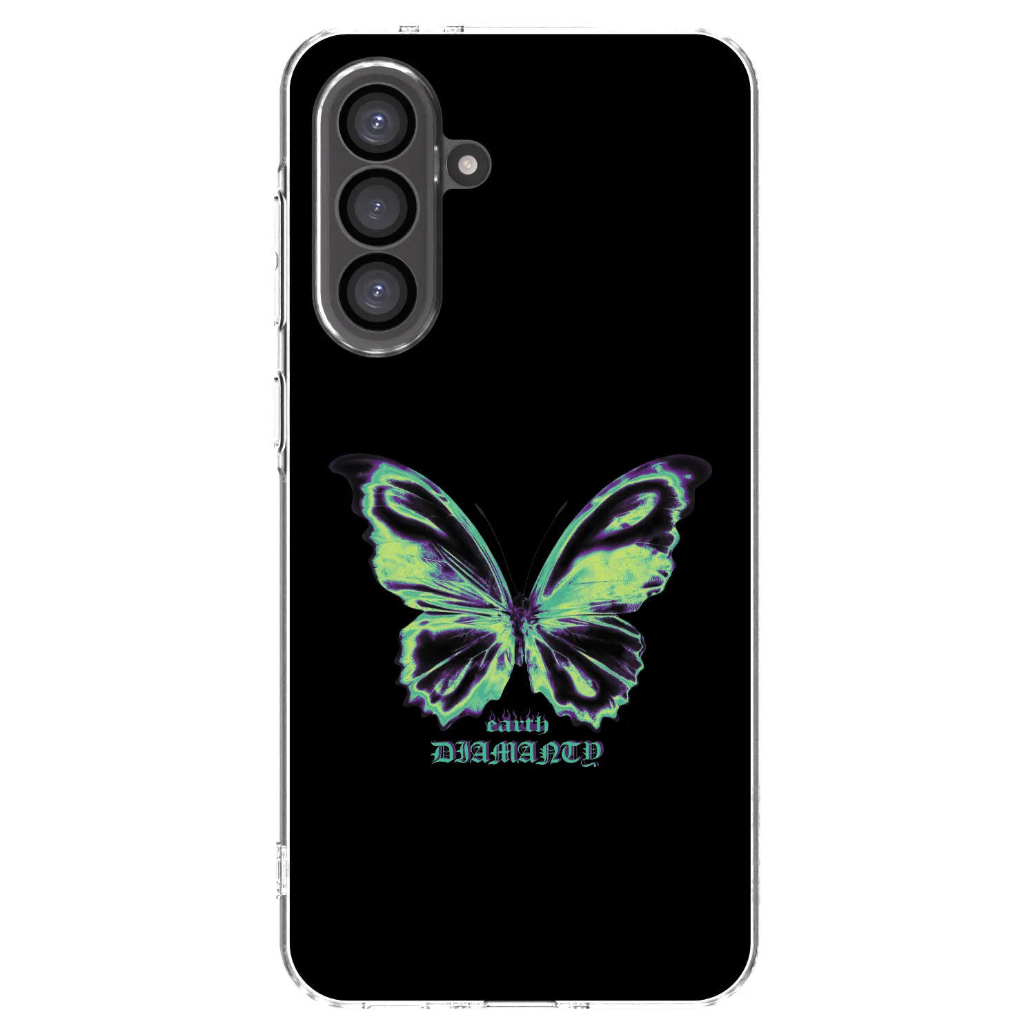 Picasee átlátszó szilikon tok az alábbi mobiltelefonokra Samsung Galaxy A56 5G A566B - Diamanty Blue