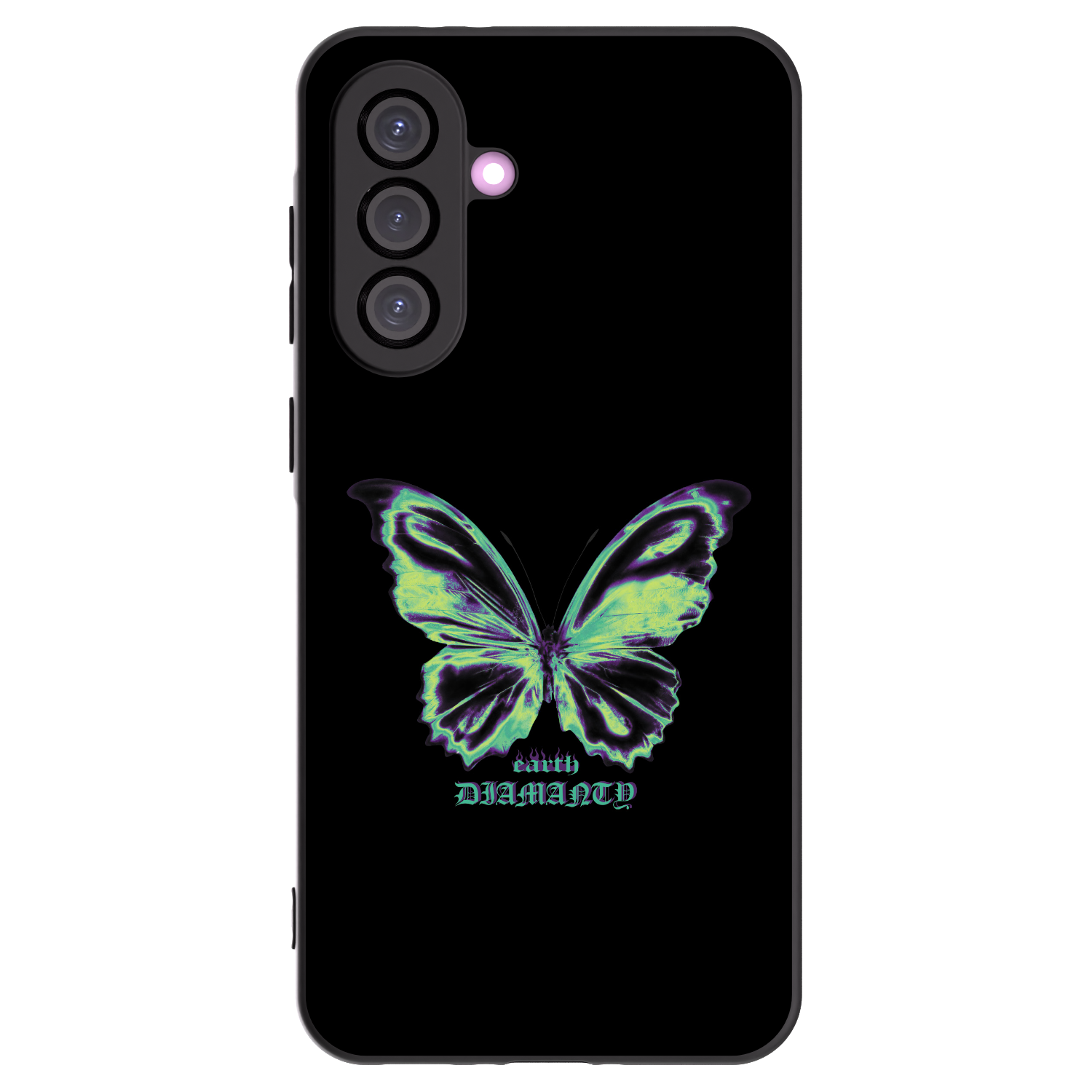 Picasee fekete szilikon tok az alábbi mobiltelefonokra Samsung Galaxy A36 5G - Diamanty Blue