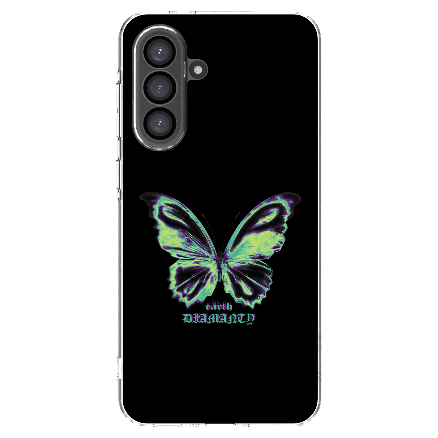 Picasee átlátszó szilikon tok az alábbi mobiltelefonokra Samsung Galaxy A36 5G - Diamanty Blue