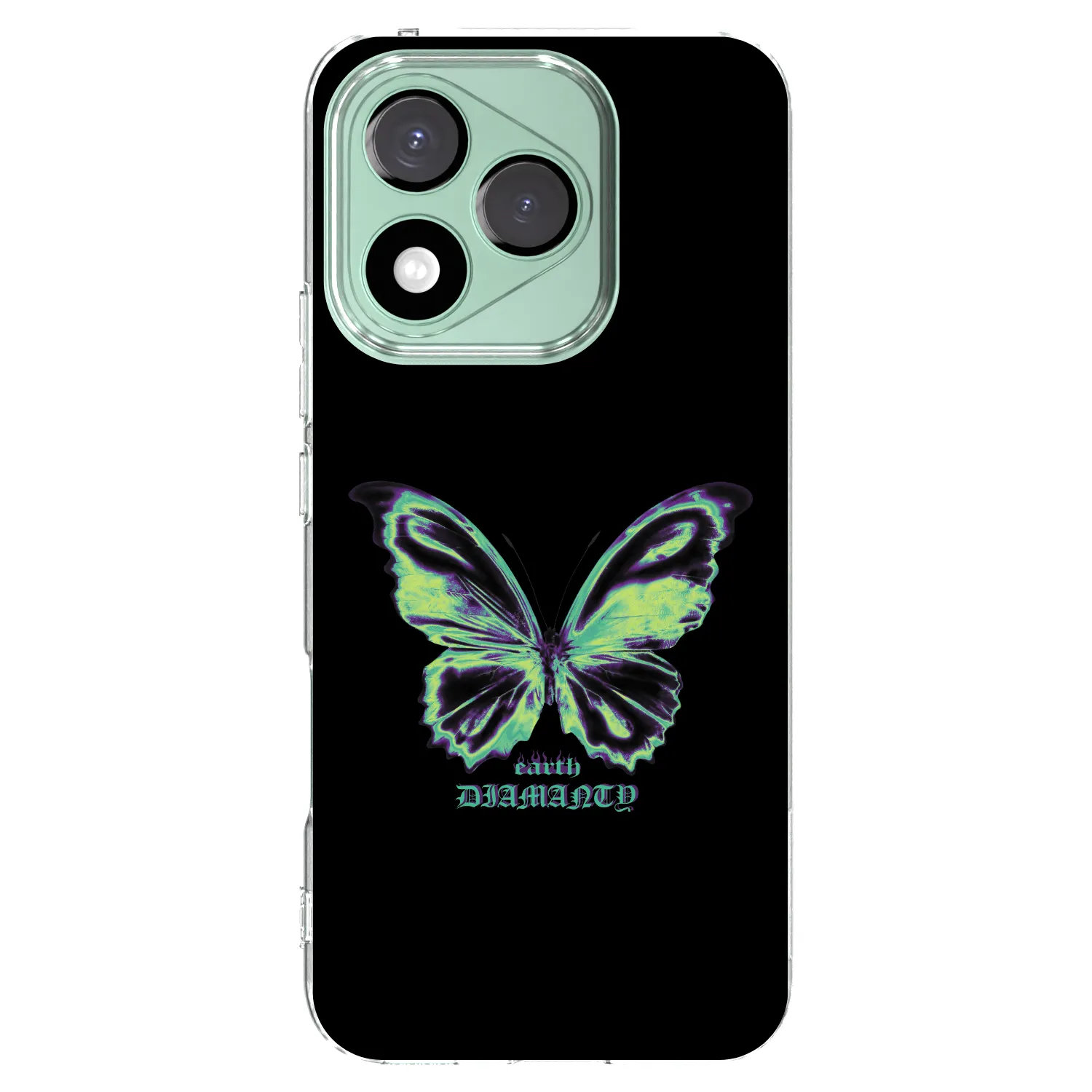 Picasee átlátszó szilikon tok az alábbi mobiltelefonokra Honor 400 Lite 5G - Diamanty Blue