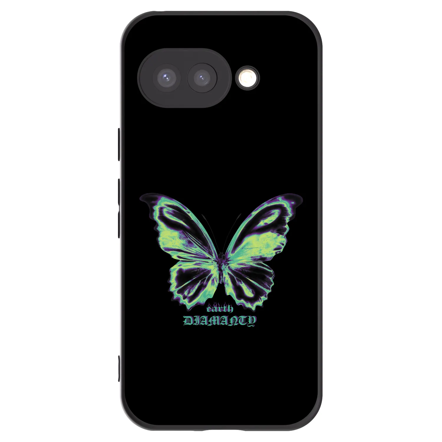 Picasee fekete szilikon tok az alábbi mobiltelefonokra Google Pixel 9a - Diamanty Blue