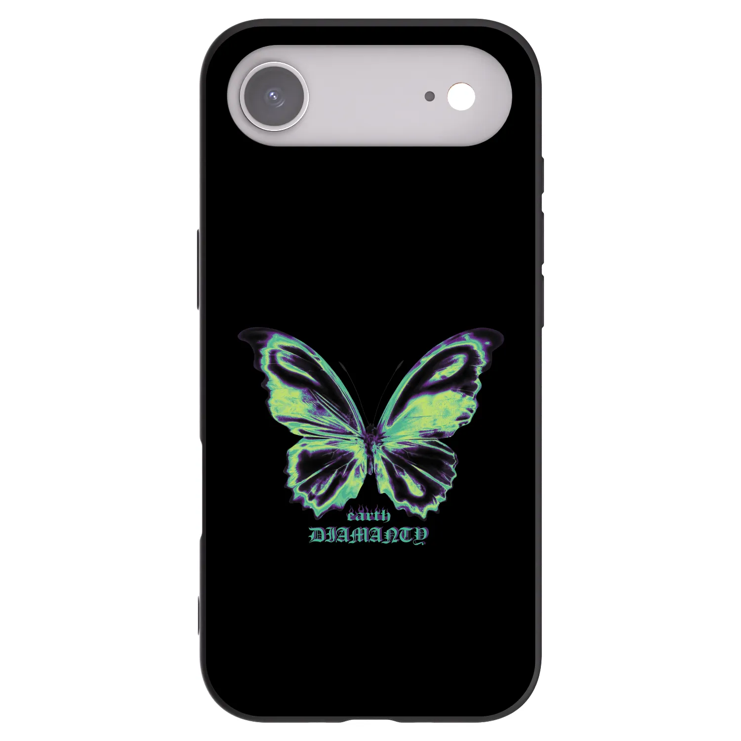 Picasee fekete szilikon tok az alábbi mobiltelefonokra Apple iPhone Air - Diamanty Blue