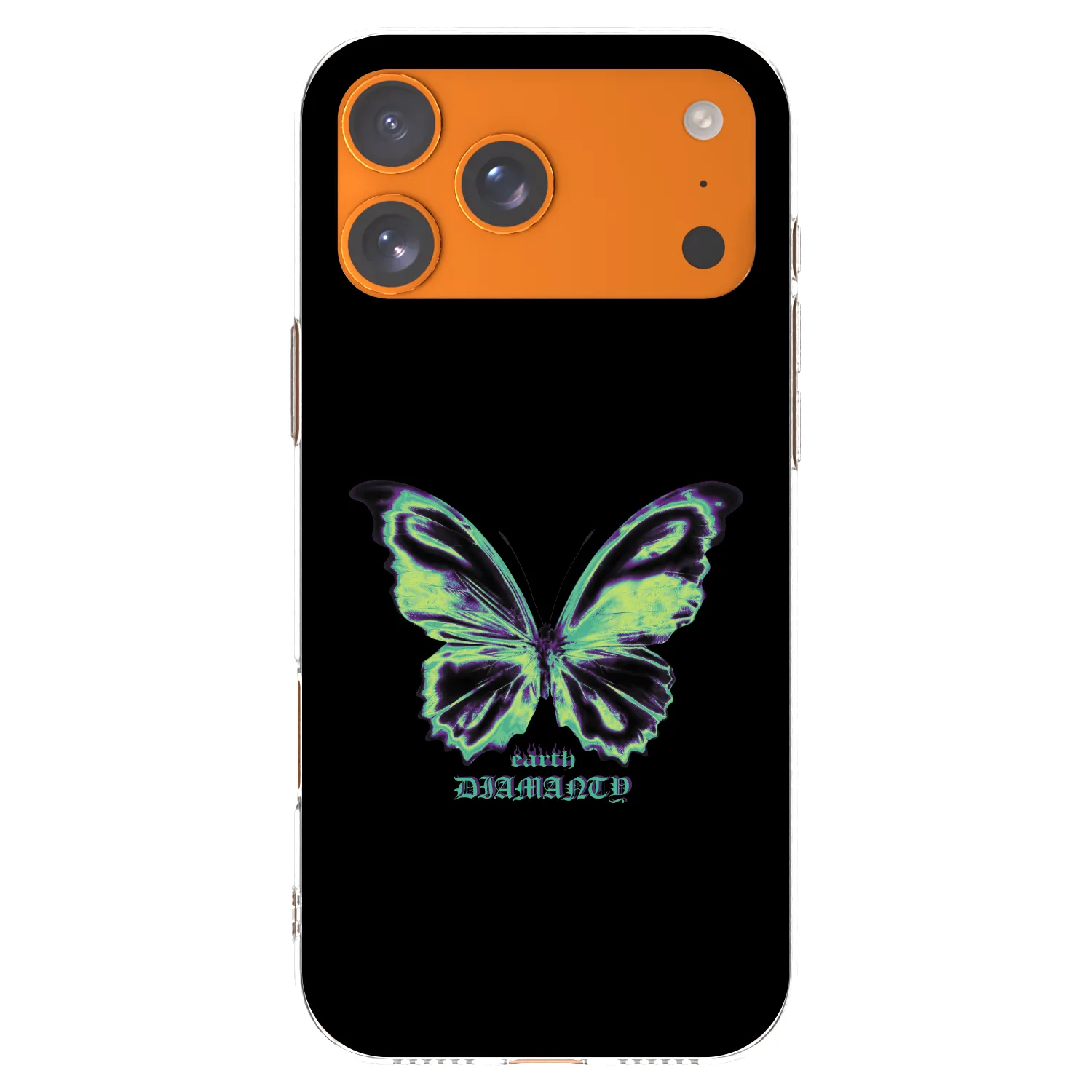Picasee átlátszó szilikon tok az alábbi mobiltelefonokra Apple iPhone 17 Pro Max - Diamanty Blue