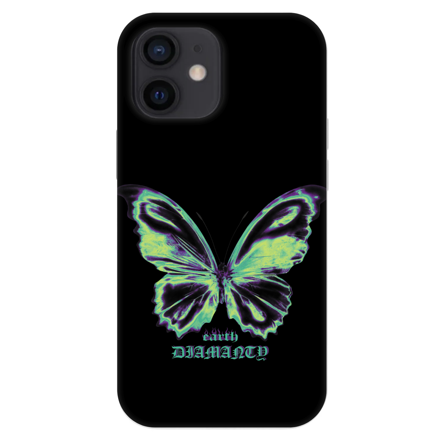 Picasee Fashion Case Apple iPhone 12 mini - Diamanty Blue