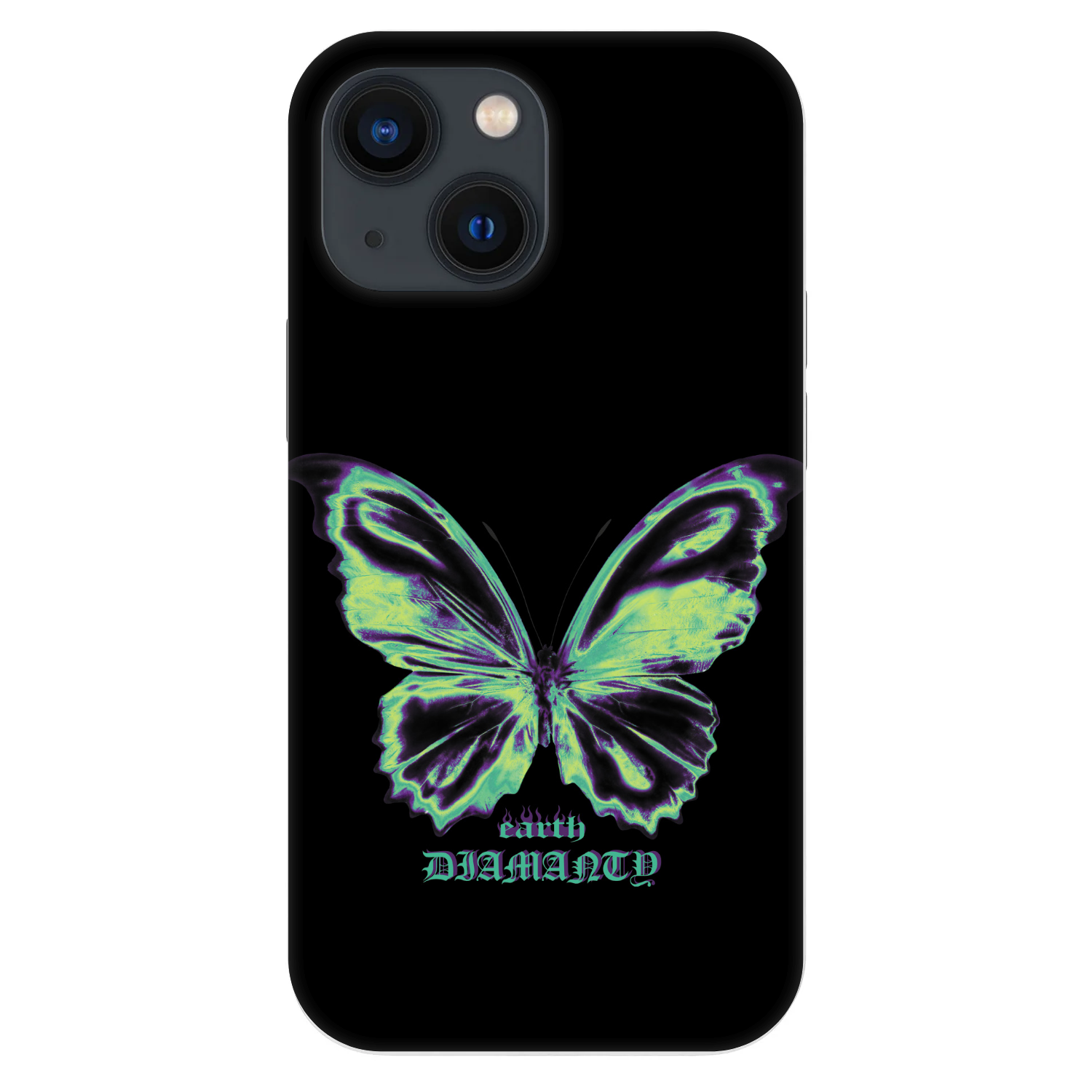 Picasee Fashion Case Apple iPhone 13 mini - Diamanty Blue