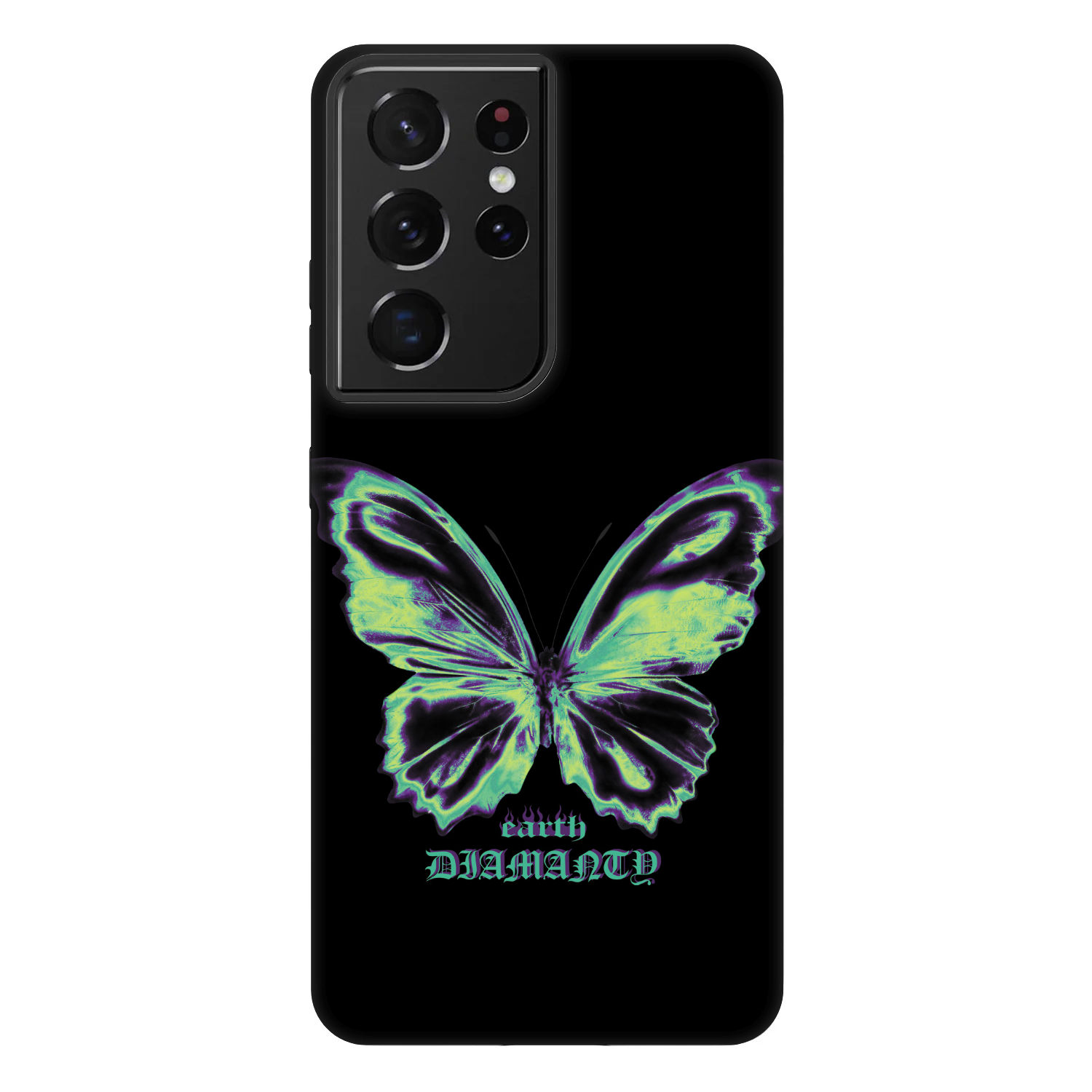 Picasee Fashion Case Samsung Galaxy S21 Ultra 5G G998B - Diamanty Blue
