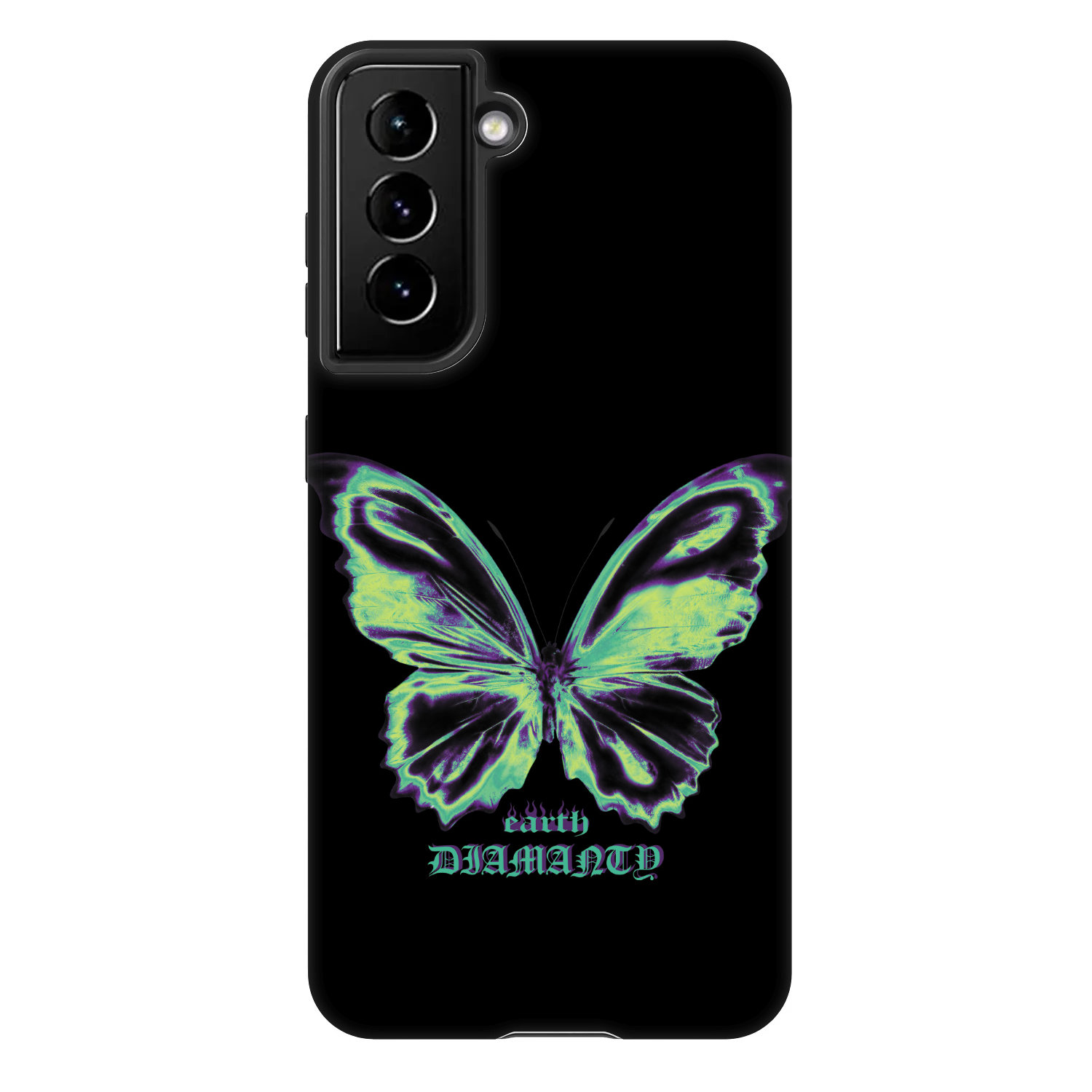 Picasee Fashion Case Samsung Galaxy S21 5G G991B - Diamanty Blue