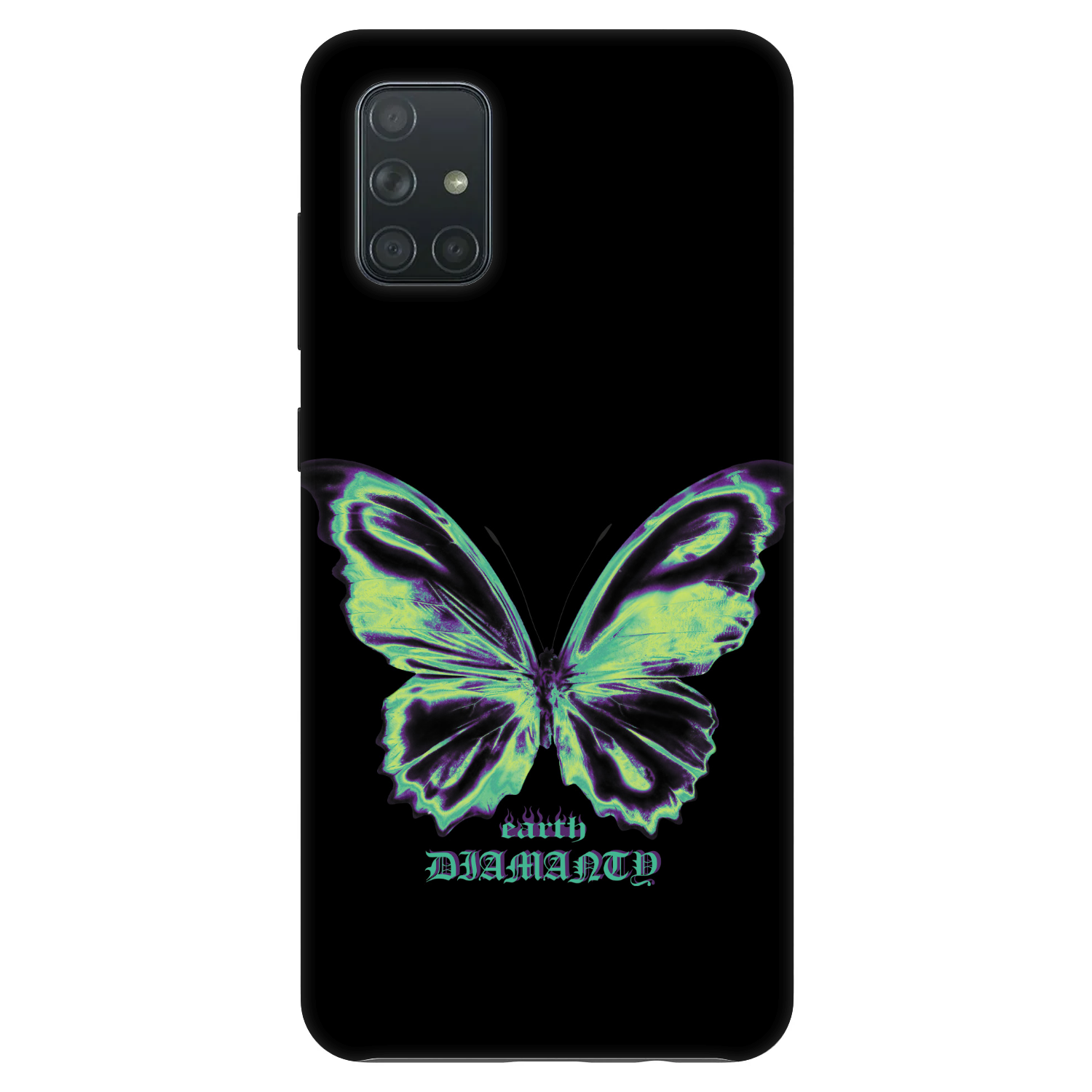 Picasee Fashion Case Samsung Galaxy A71 A715F - Diamanty Blue