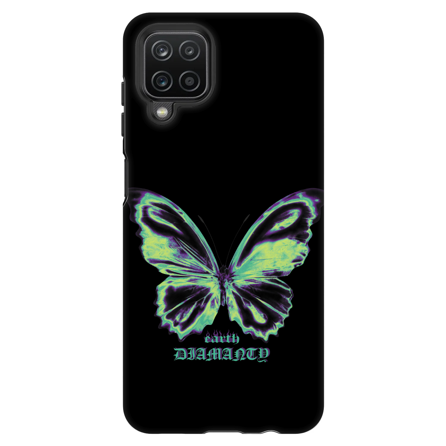 Picasee Fashion Case Samsung Galaxy A12 A125F - Diamanty Blue