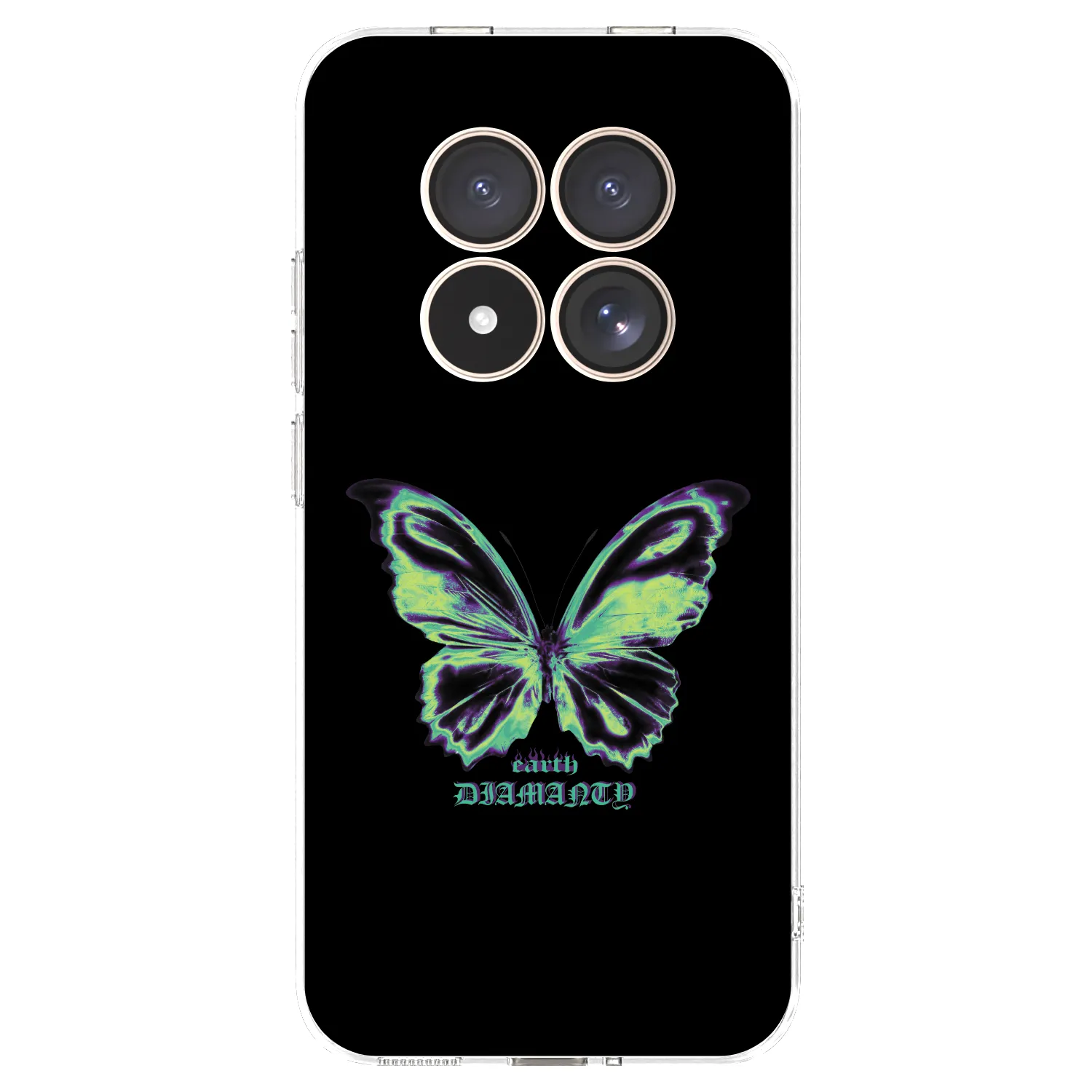 Picasee átlátszó szilikon tok az alábbi mobiltelefonokra Xiaomi Redmi Note 15 Pro 4G - Diamanty Blue