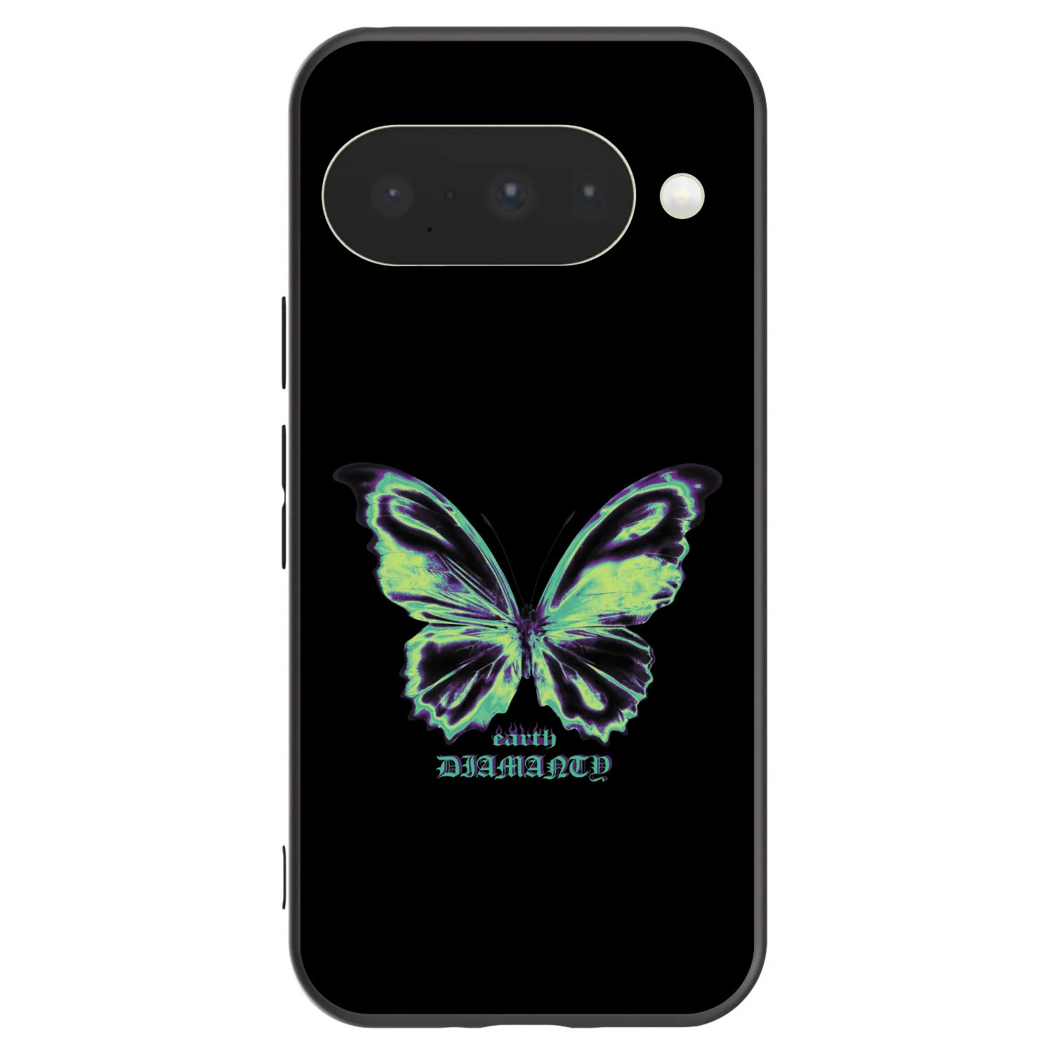 Picasee fekete szilikon tok az alábbi mobiltelefonokra Google Pixel 10 - Diamanty Blue