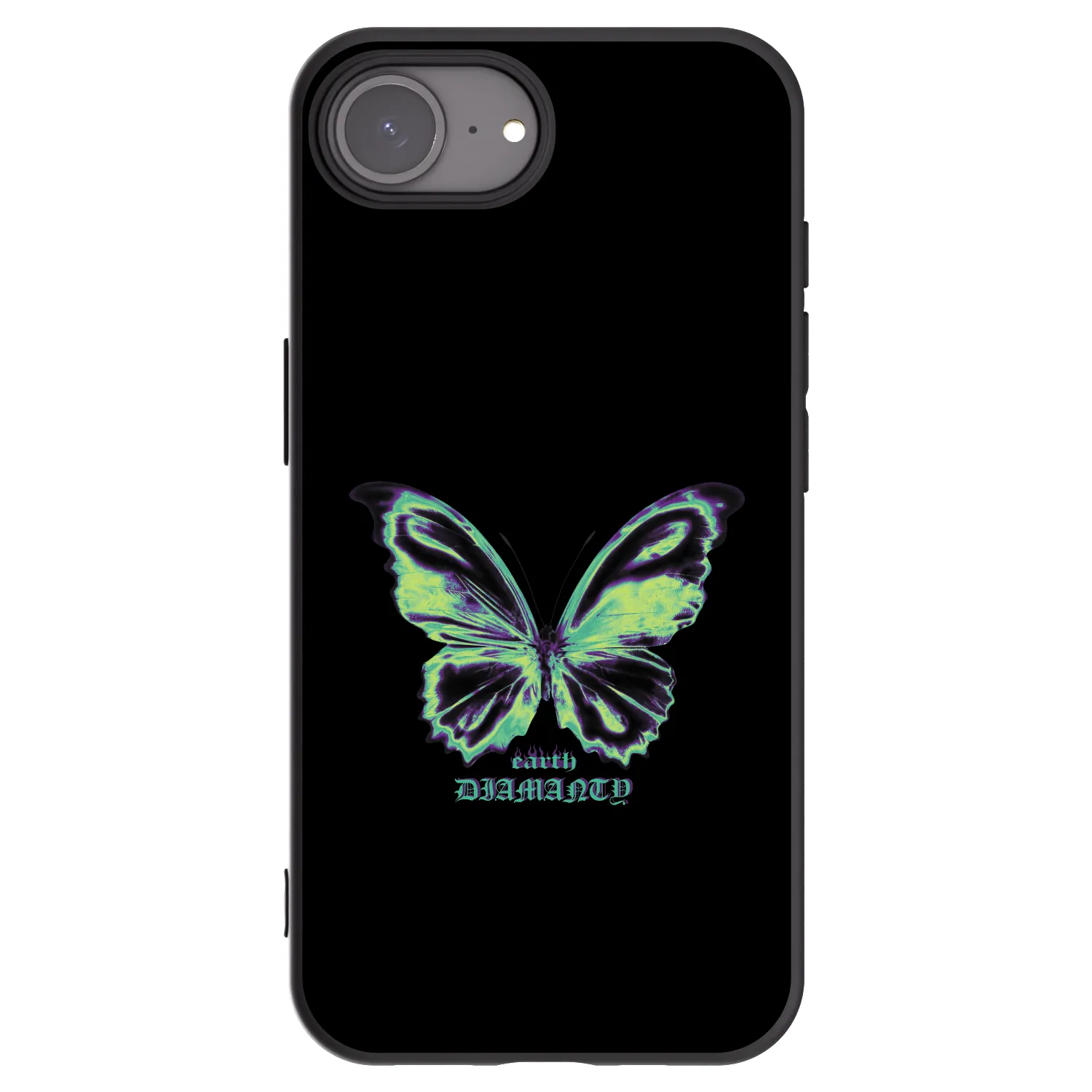 Picasee fekete szilikon tok az alábbi mobiltelefonokra Apple iPhone 17e - Diamanty Blue