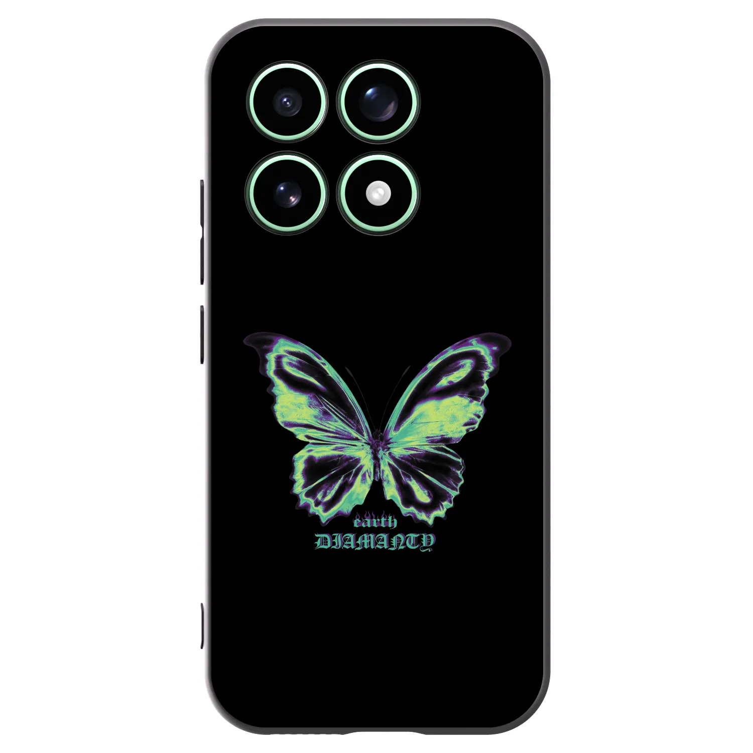 Picasee fekete szilikon tok az alábbi mobiltelefonokra Xiaomi 17 - Diamanty Blue