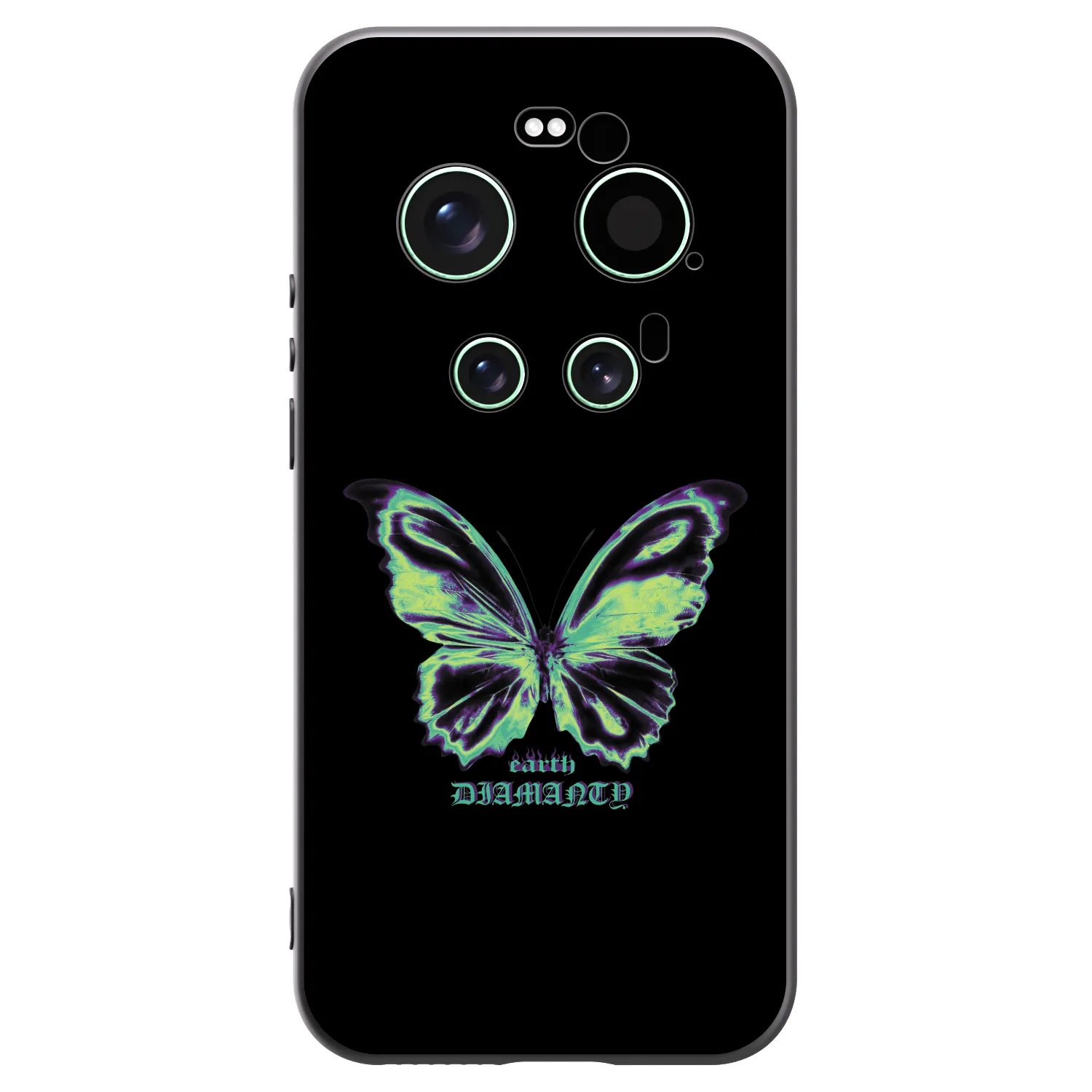 Picasee fekete szilikon tok az alábbi mobiltelefonokra Xiaomi 17 Ultra - Diamanty Blue