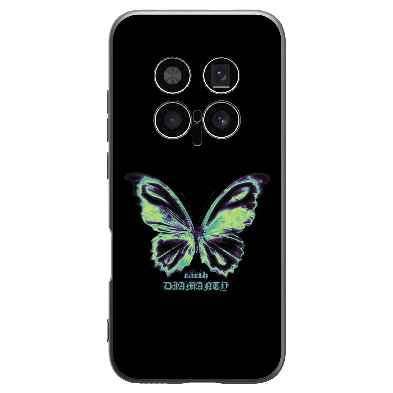 Picasee fekete szilikon tok az alábbi mobiltelefonokra Honor Magic8 Pro 5G - Diamanty Blue