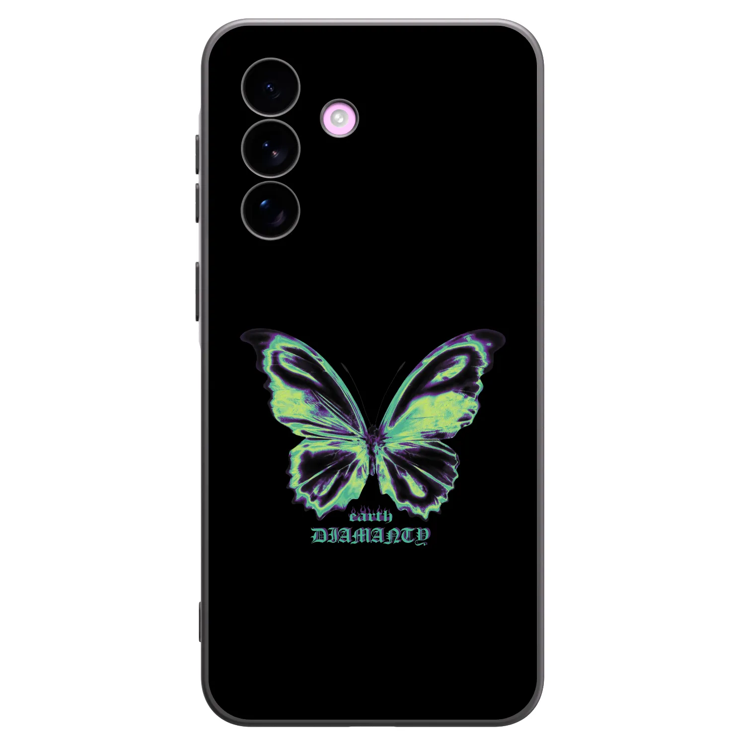Picasee fekete szilikon tok az alábbi mobiltelefonokra Samsung Galaxy A57 5G - Diamanty Blue
