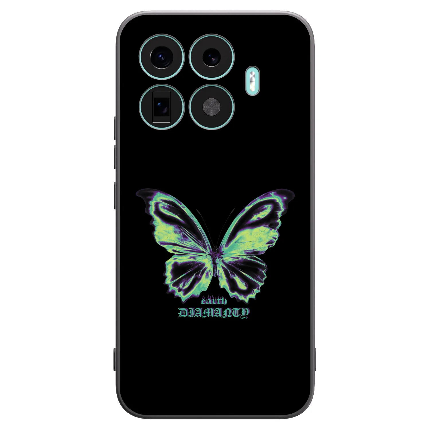 Picasee fekete szilikon tok az alábbi mobiltelefonokra Xiaomi 17T Pro - Diamanty Blue