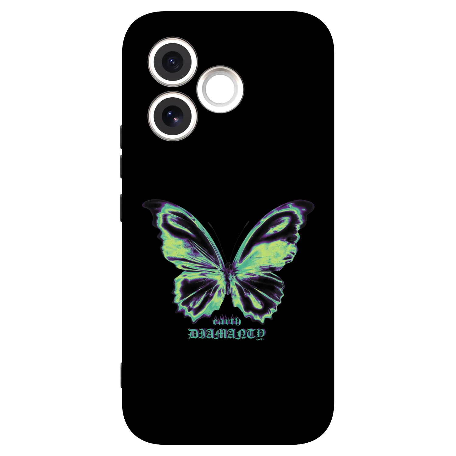 Picasee fekete szilikon tok az alábbi mobiltelefonokra Honor 600 Lite - Diamanty Blue