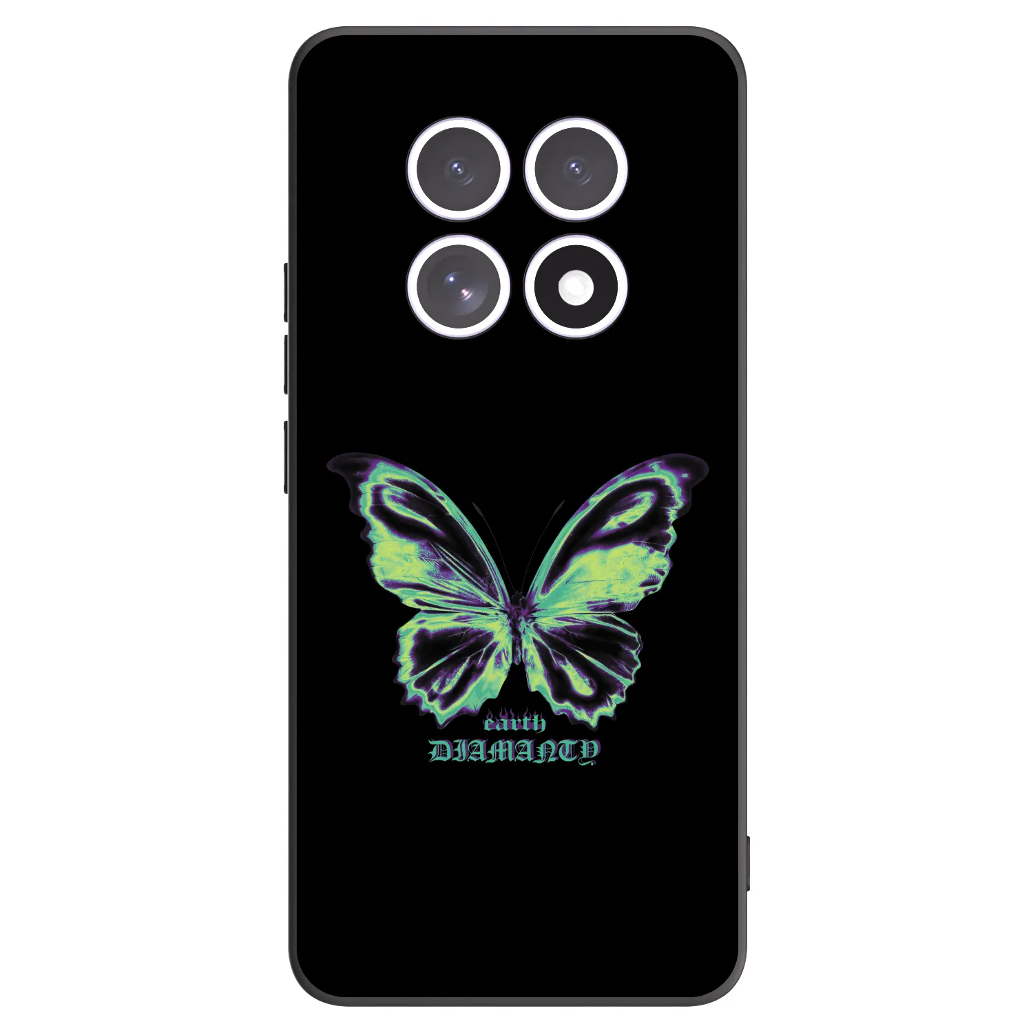 Picasee fekete szilikon tok az alábbi mobiltelefonokra Xiaomi Redmi Note 15 5G - Diamanty Blue