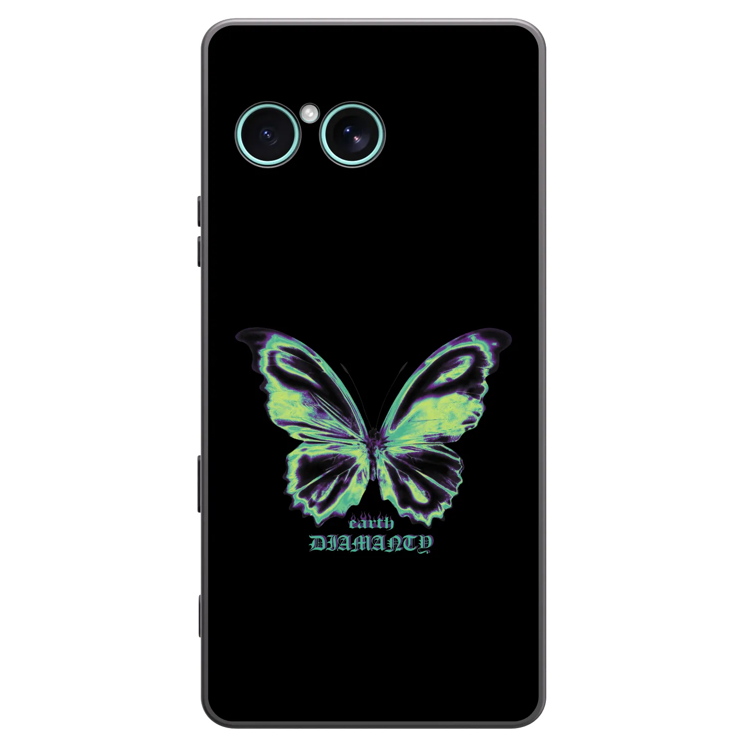 Picasee fekete szilikon tok az alábbi mobiltelefonokra Sony Xperia 10 VII - Diamanty Blue