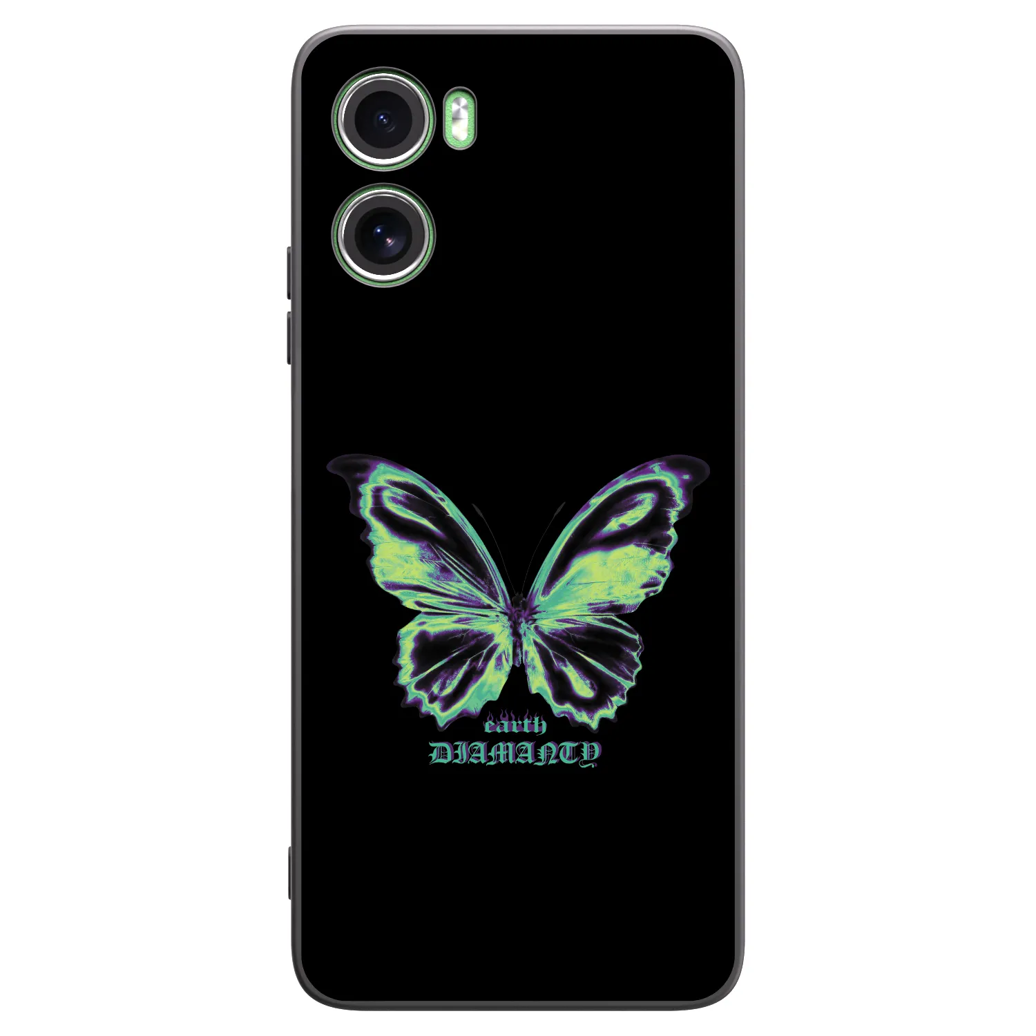 Picasee fekete szilikon tok az alábbi mobiltelefonokra Motorola Moto G06 - Diamanty Blue