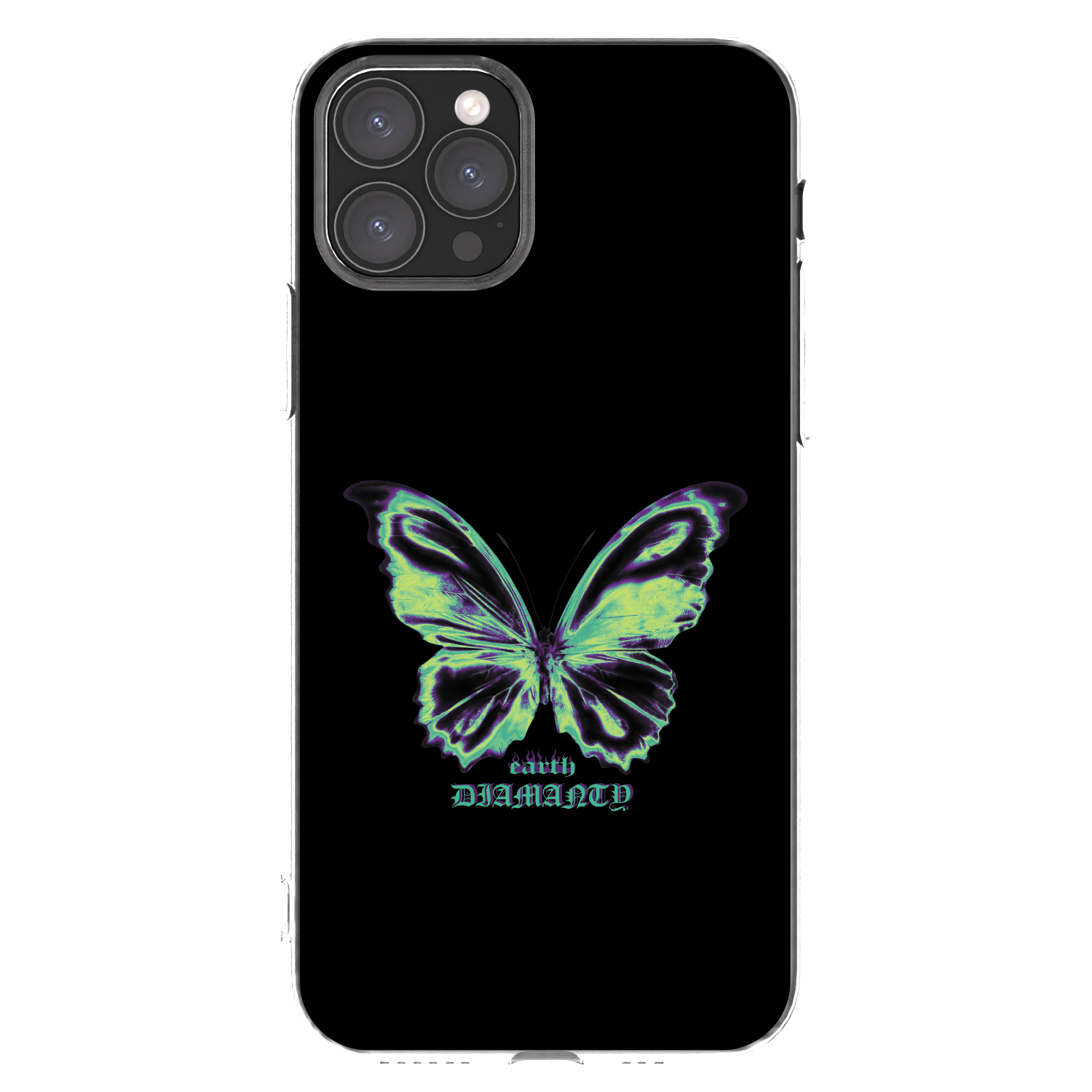 Picasee átlátszó szilikon tok az alábbi mobiltelefonokra Apple iPhone 11 Pro - Diamanty Blue