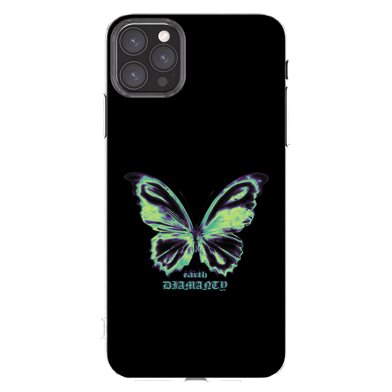 Picasee átlátszó szilikon tok az alábbi mobiltelefonokra Apple iPhone 11 Pro Max - Diamanty Blue