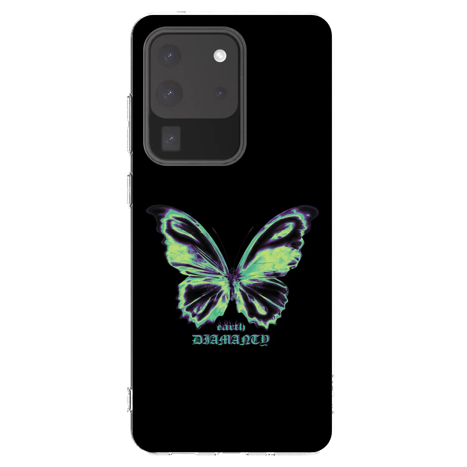 Picasee átlátszó szilikon tok az alábbi mobiltelefonokra Samsung Galaxy S20 Ultra 5G G988F - Diamanty Blue