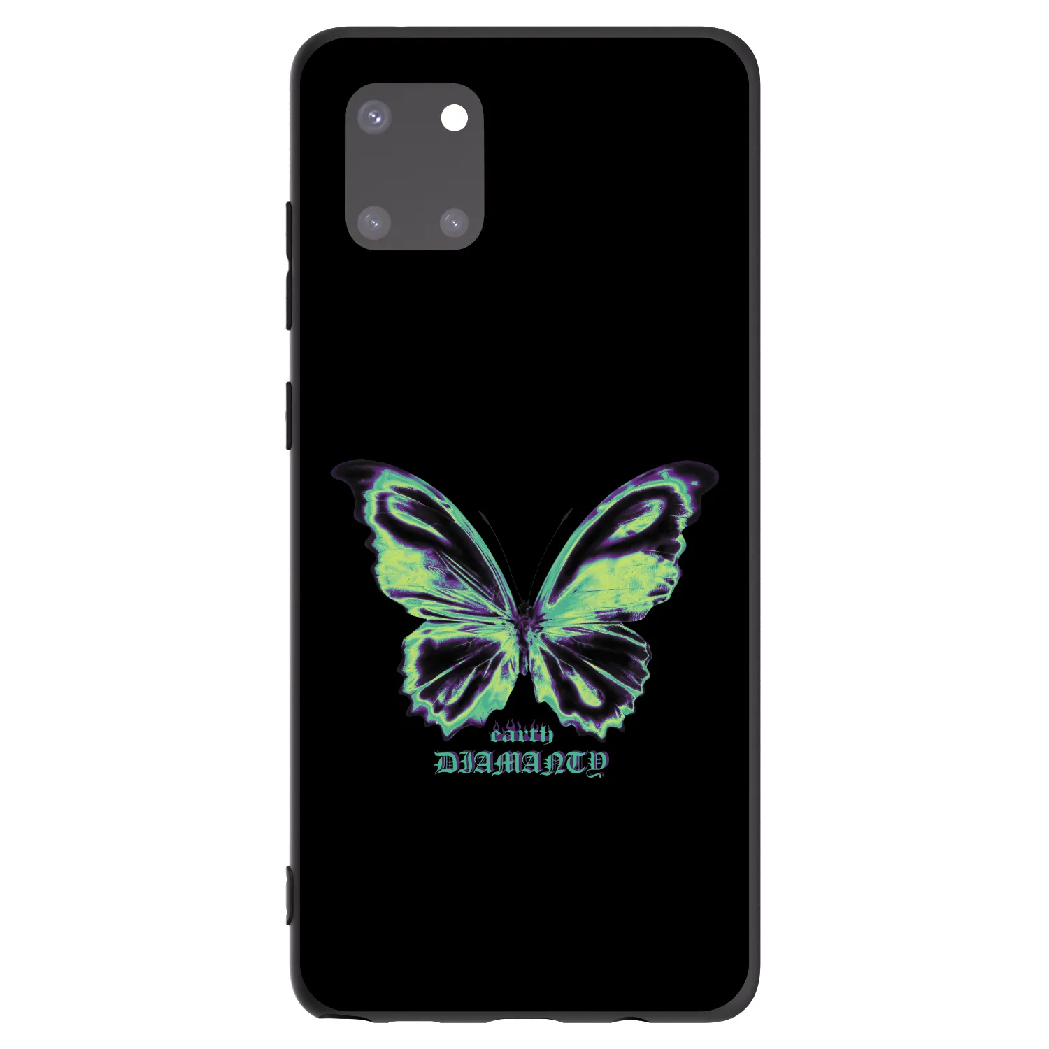 Picasee fekete szilikon tok az alábbi mobiltelefonokra Samsung Galaxy Note 10 Lite N770F - Diamanty Blue