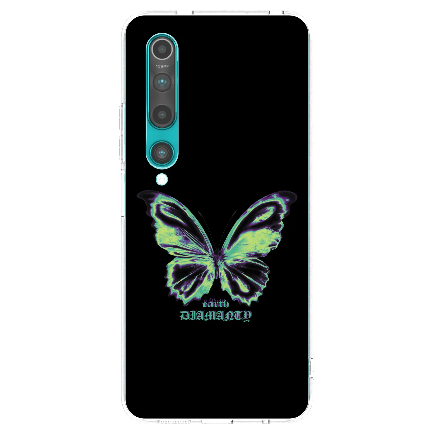 Picasee átlátszó szilikon tok az alábbi mobiltelefonokra Xiaomi Mi 10 - Diamanty Blue