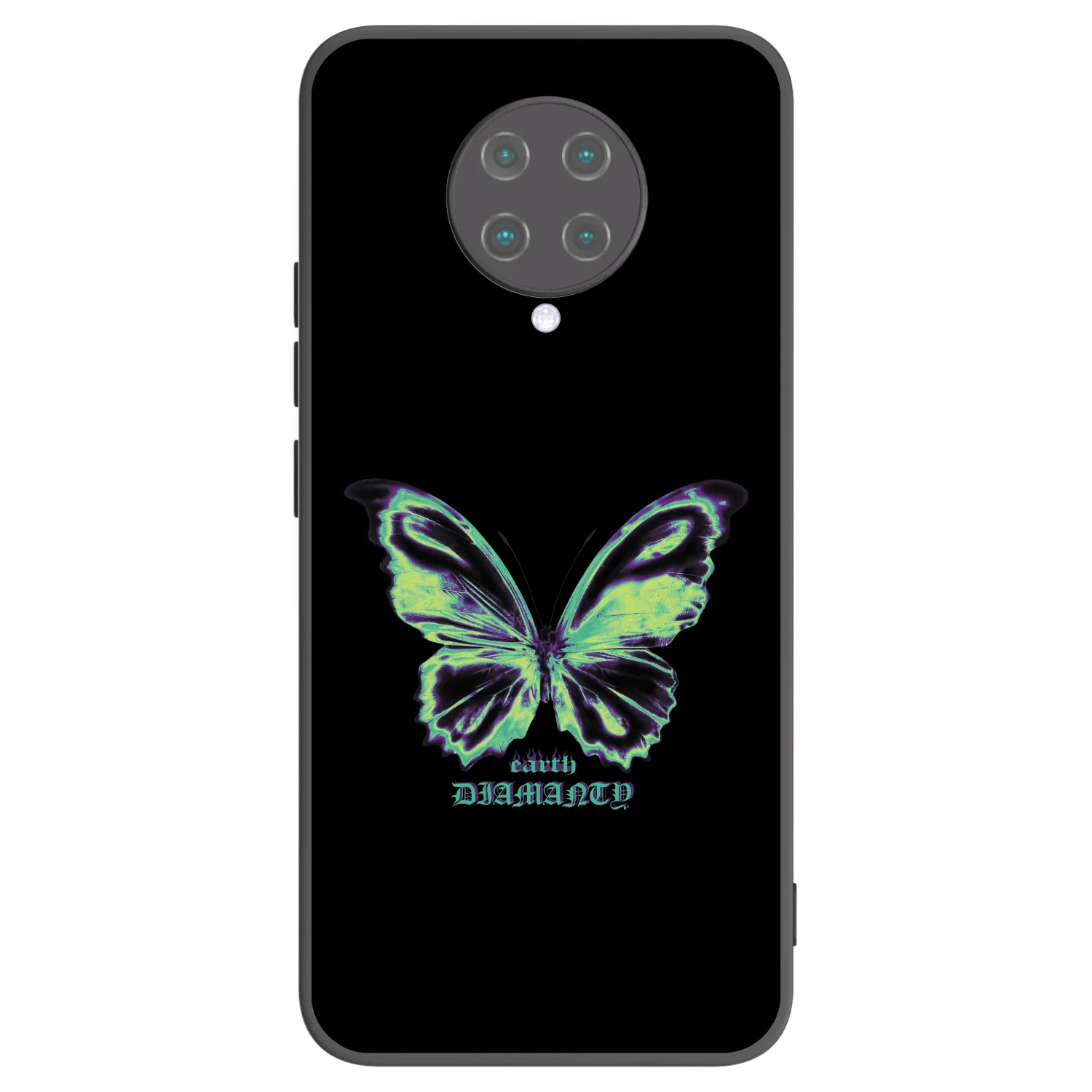 Picasee fekete szilikon tok az alábbi mobiltelefonokra Xiaomi Poco F2 Pro - Diamanty Blue