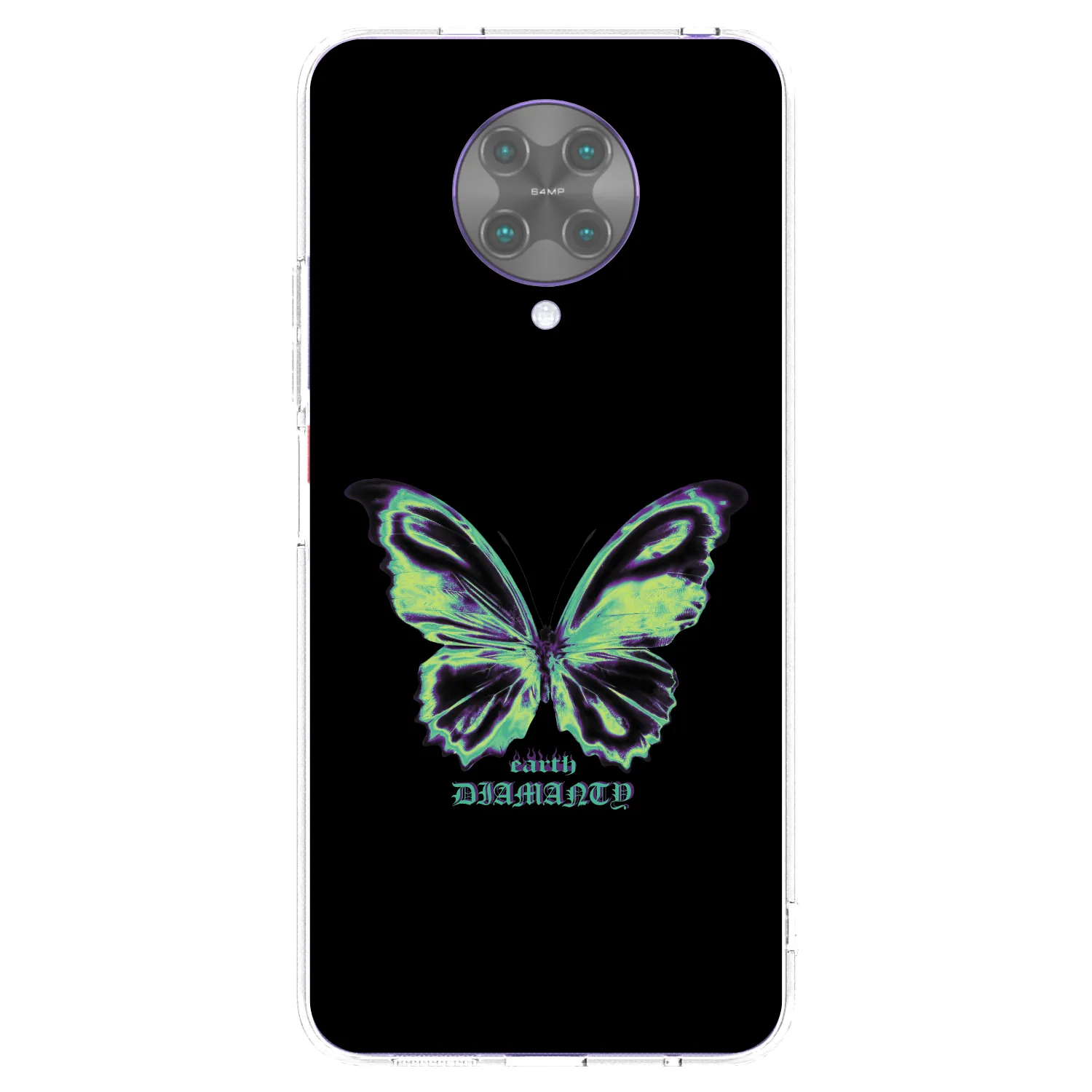 Picasee átlátszó szilikon tok az alábbi mobiltelefonokra Xiaomi Poco F2 Pro - Diamanty Blue