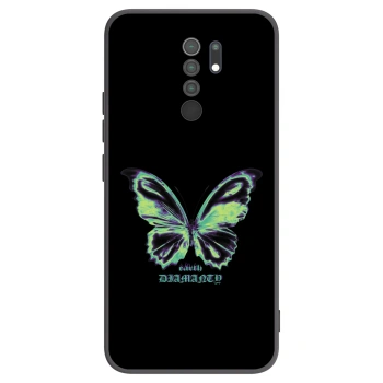 Picasee fekete szilikon tok az alábbi mobiltelefonokra Xiaomi Redmi 9 - Diamanty Blue