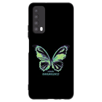 Picasee fekete szilikon tok az alábbi mobiltelefonokra Huawei P Smart 2021 - Diamanty Blue