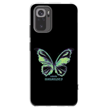 Picasee átlátszó szilikon tok az alábbi mobiltelefonokra Xiaomi Redmi Note 10S - Diamanty Blue