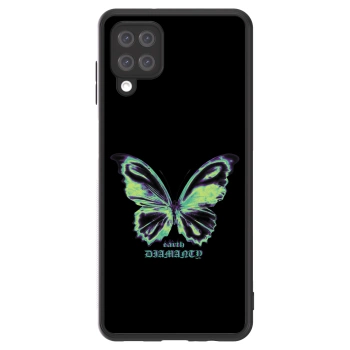 Picasee ULTIMATE CASE Samsung Galaxy A12 A125F - készülékre - Diamanty Blue