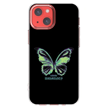 Picasee átlátszó szilikon tok az alábbi mobiltelefonokra Apple iPhone 13 mini - Diamanty Blue