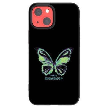 Picasee fekete szilikon tok az alábbi mobiltelefonokra Apple iPhone 13 mini - Diamanty Blue