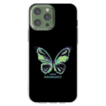 Picasee átlátszó szilikon tok az alábbi mobiltelefonokra Apple iPhone 13 Pro Max - Diamanty Blue