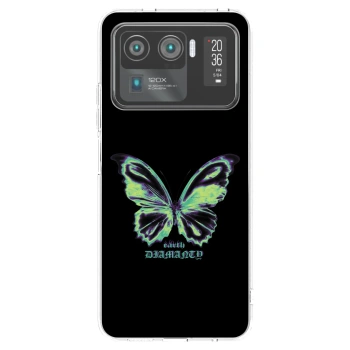 Picasee átlátszó szilikon tok az alábbi mobiltelefonokra Xiaomi Mi 11 Ultra - Diamanty Blue