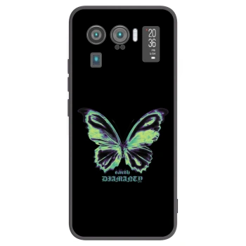 Picasee fekete szilikon tok az alábbi mobiltelefonokra Xiaomi Mi 11 Ultra - Diamanty Blue